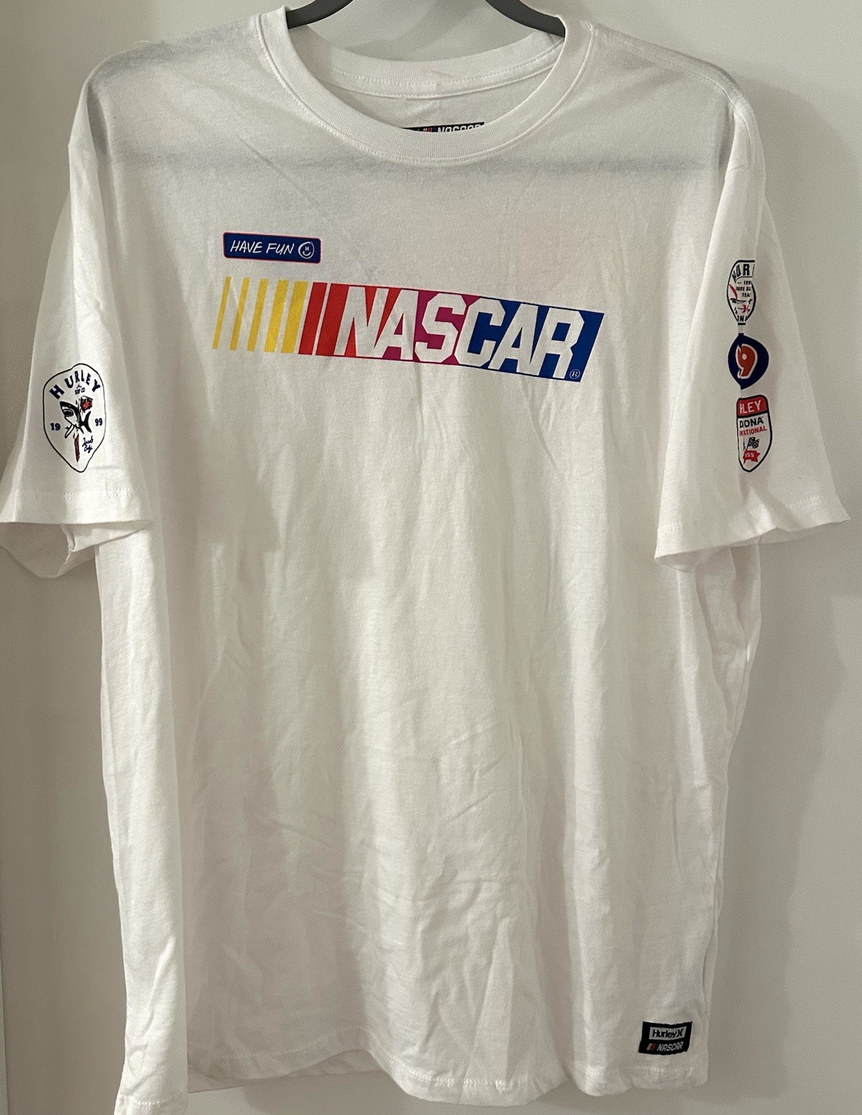 Hurley NASCAR Surf Co Everyday Tee Shirt Men’s Large New Without Tag