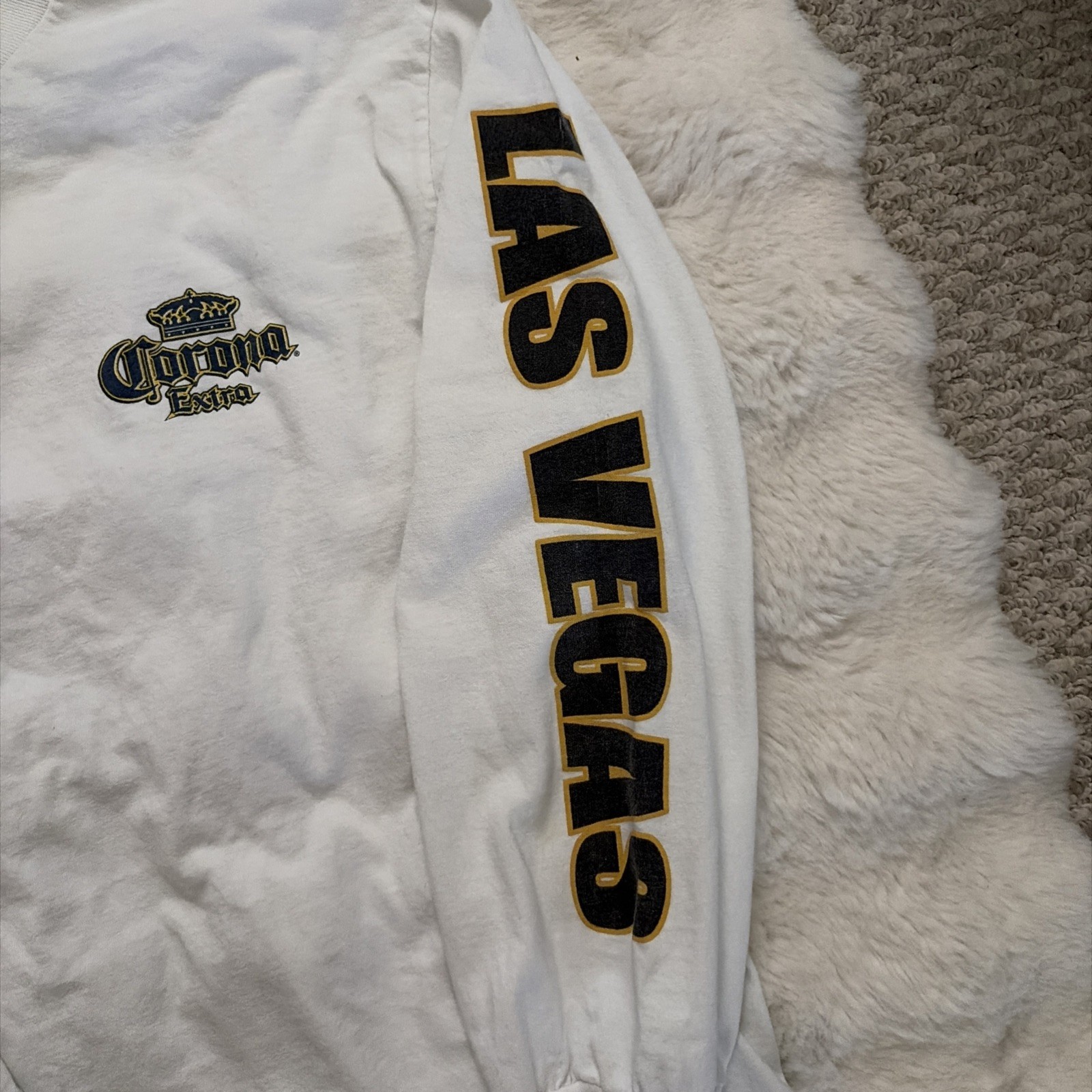 2001 Corona Beer Memorabilia Longsleeve Shirt Las Vegas I Love A Tight Squeeze L