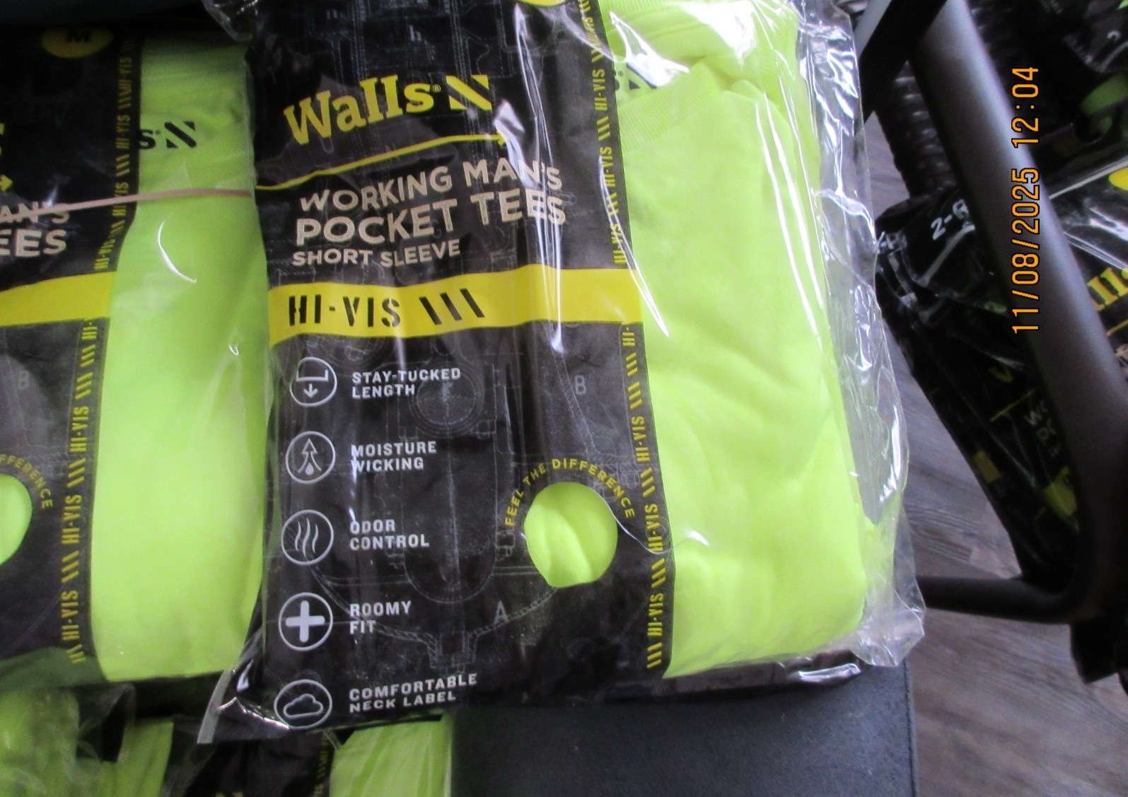 2-Walls Working Man’s Pocket Tees High Vis
