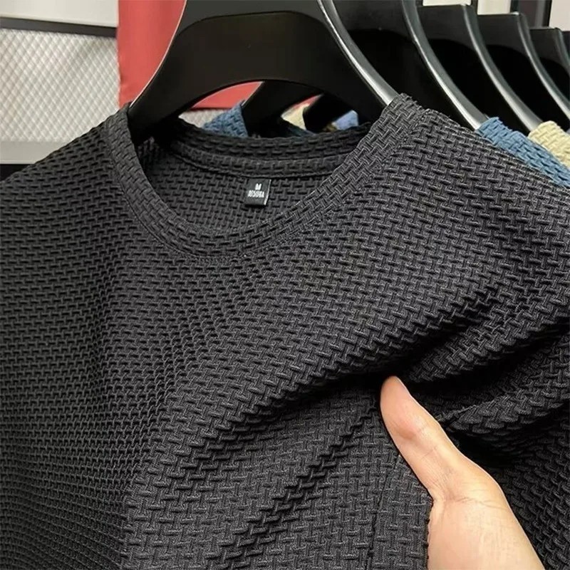 Men’s Cooling Mesh T-Shirt Ice Silk Breathable Short Sleeve Summer Quick Dry Tee