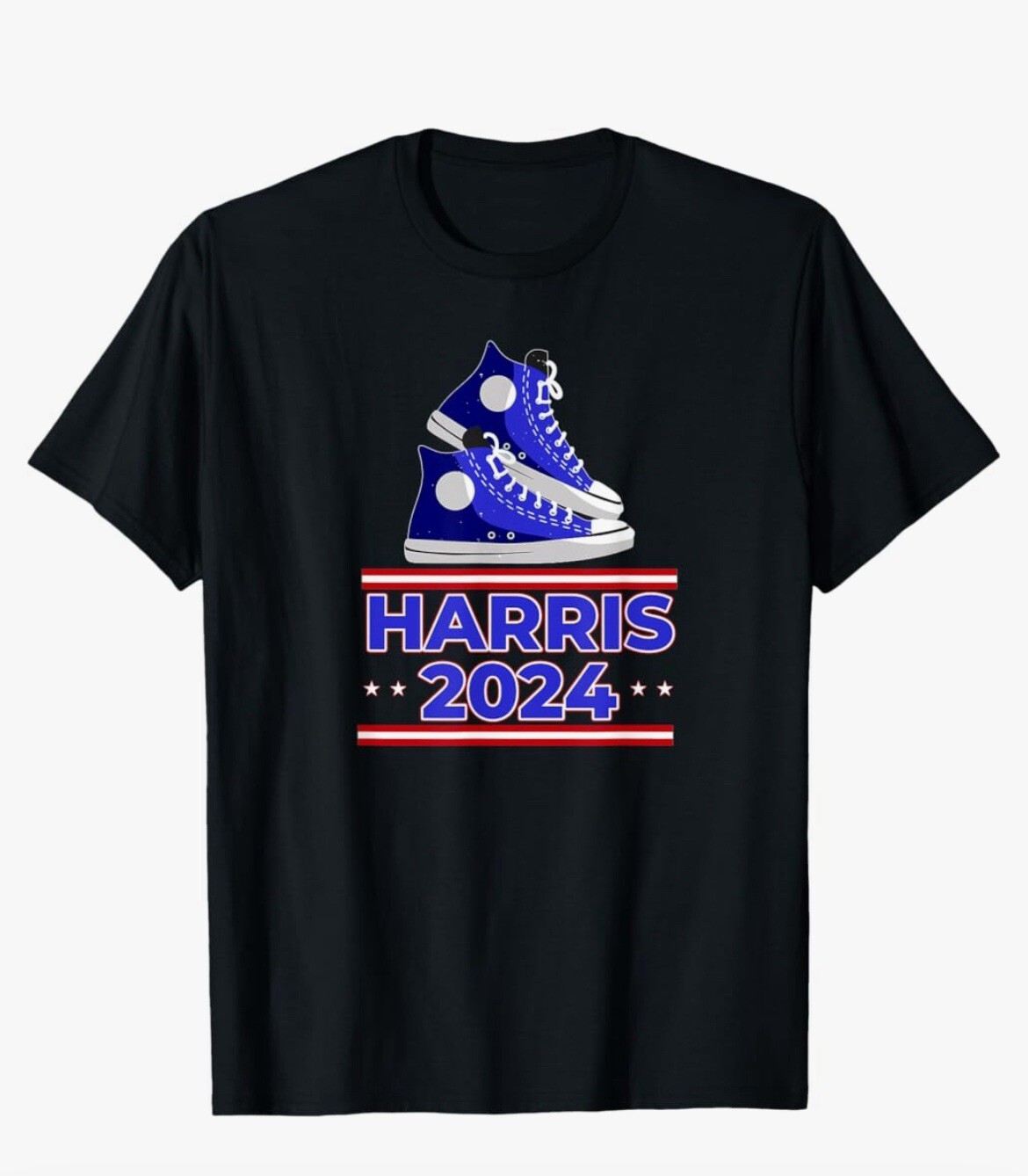 New Harris 2024 Election T-shirt Meme Sneakers Size 1x See Chart