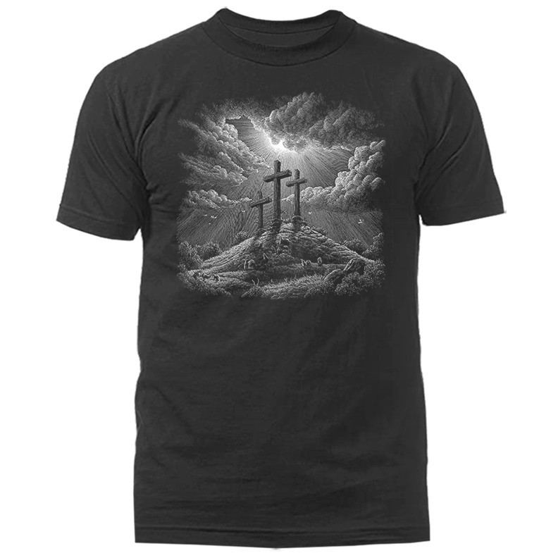 Jesus Ascension Christian Peace Faith Religious T-shirt