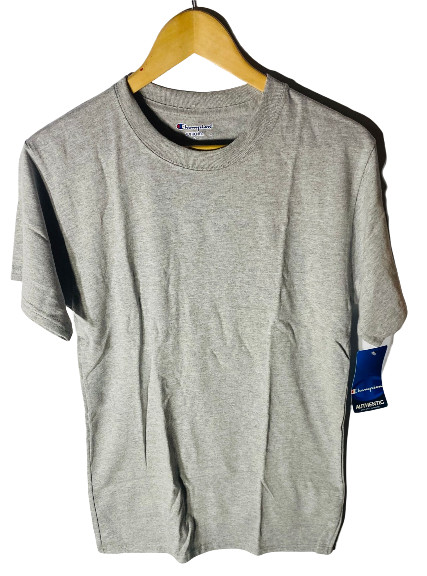 Hanes Champion Men’s T-shirt SMALL, Oxford Grey/Light Steel