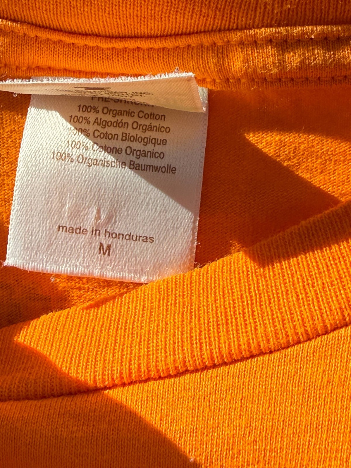 Vivienne Westwood Style “Up Green” Graphic T-Shirt Orange Anvil