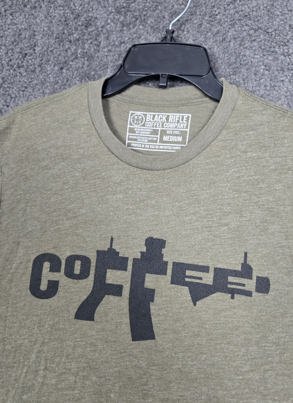 Black Rifle Coffee Shirt Mens Medium Short Sleeve USA Logo Bundle Lot Of Three 3