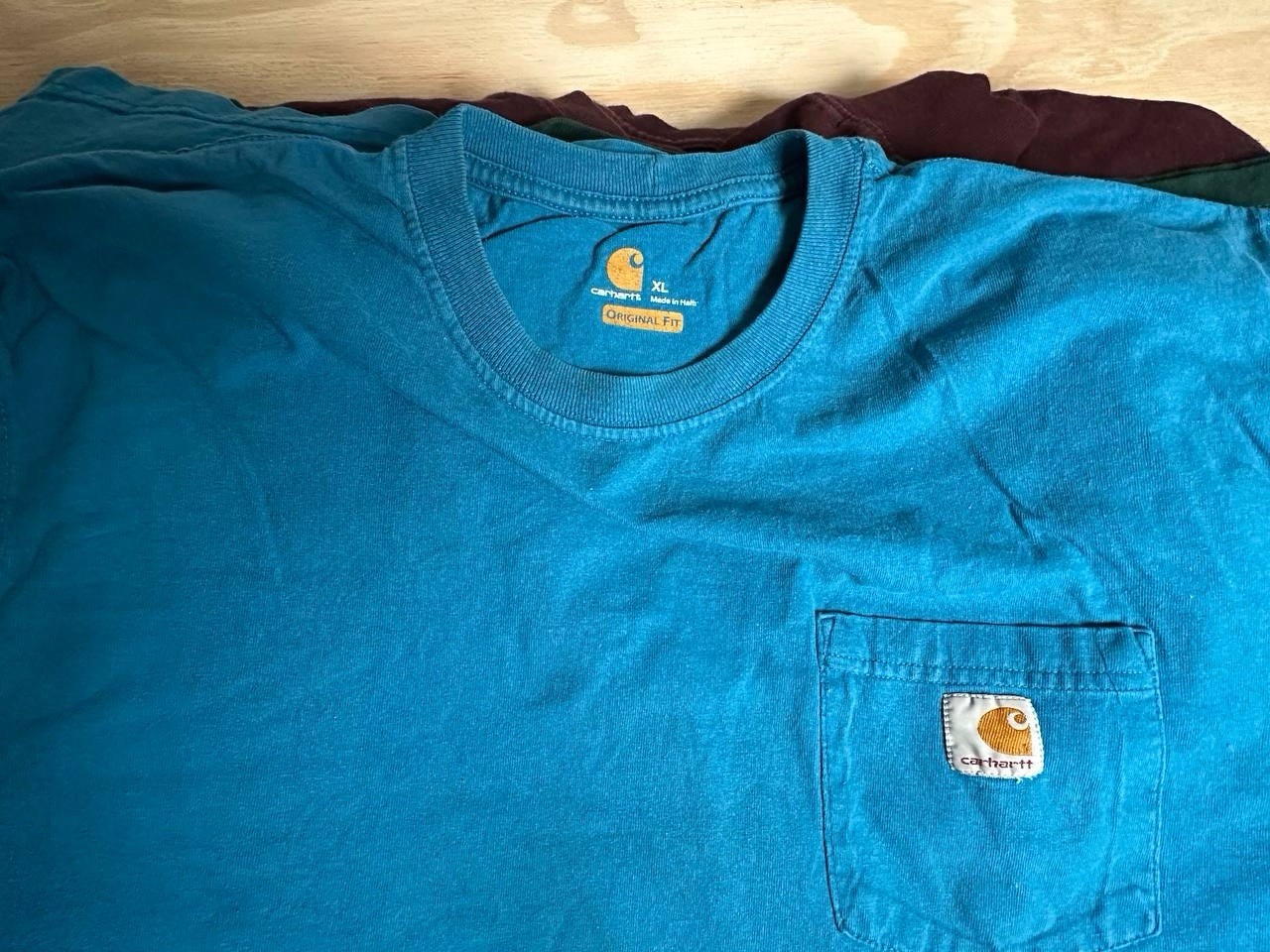 Carhartt Pocket Tee Bundle Lot of 12 Size XL Workwear T Shirts USA Mix