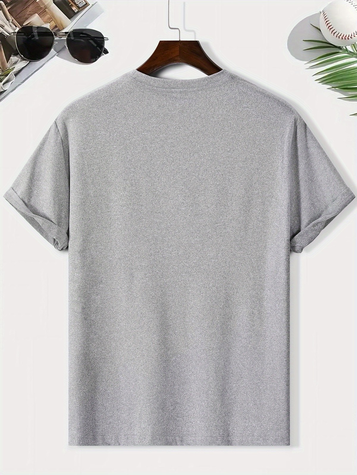 Men’S “Blessed” Cross Print T-Shirt – Casual Crew Neck, Short Sleeve, Lightweigh