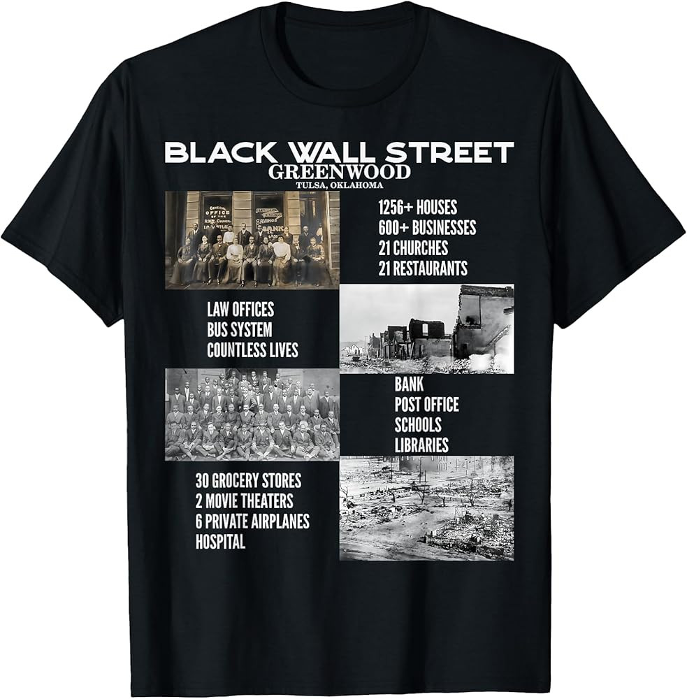 Black Business Black Wall Street History Month Graphic T-Shirt S-5XL