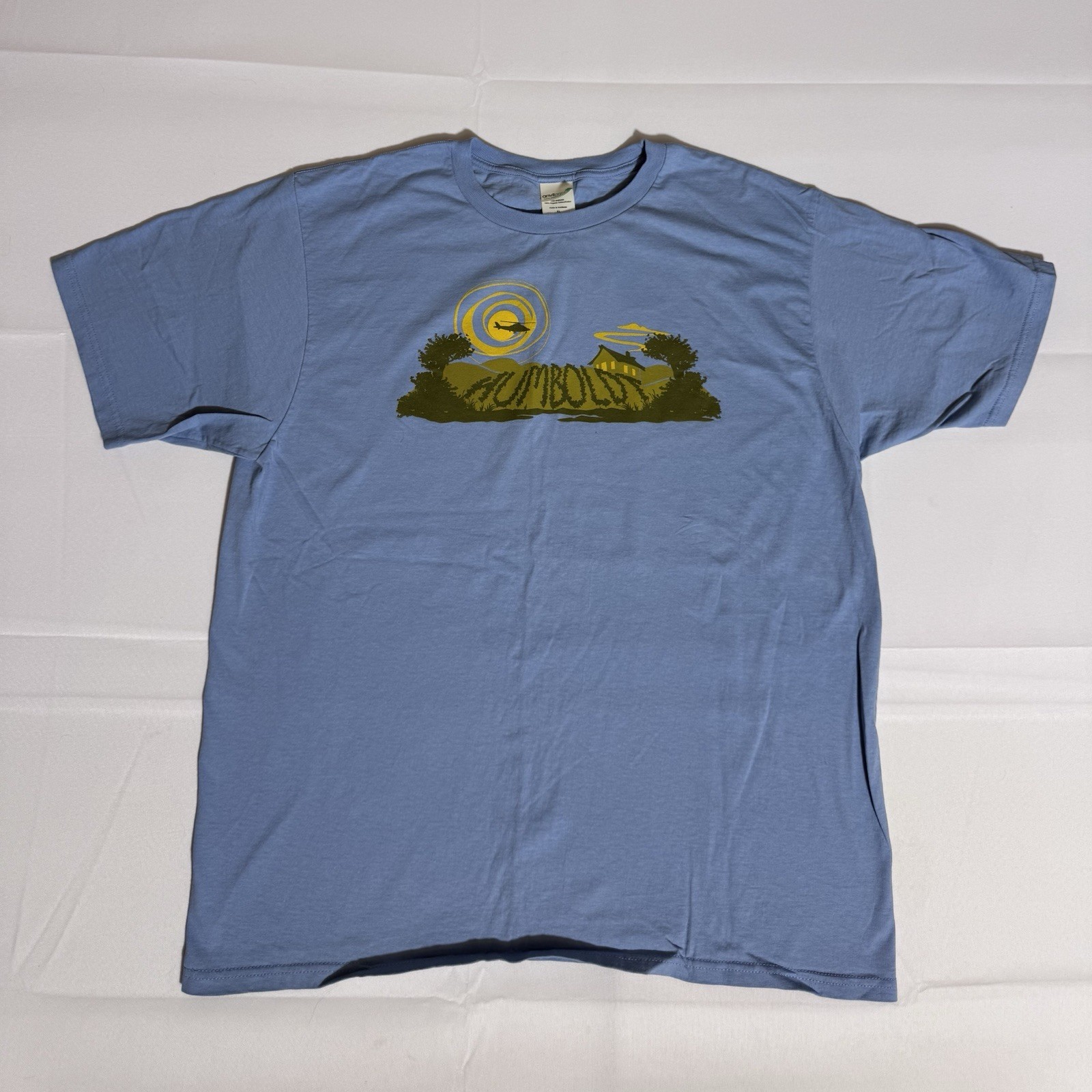 Anvil Graphic Tee, Organic Cotton, All Cotton, Blue, Male, XL