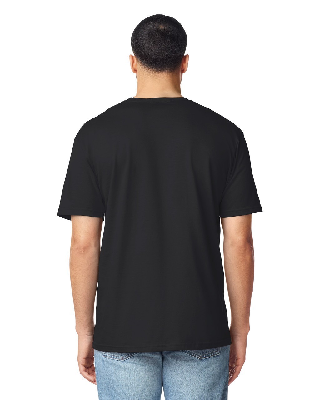 Gildan Softstyle Mens T Shirts Multipack 3 or 5 Plain Cotton Black