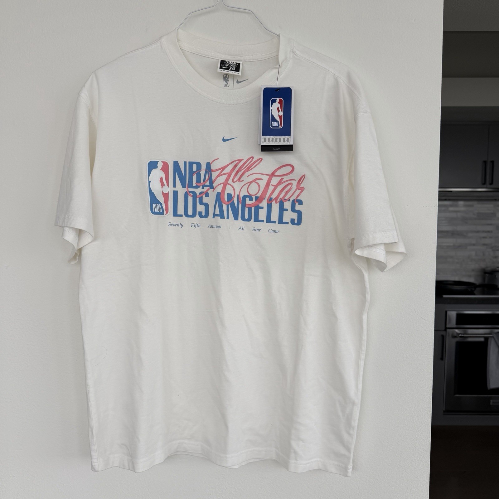 NEW: Nike NBA All-Star 2026 Men’s Medium T-Shirt LA Los Angeles Loose Fit