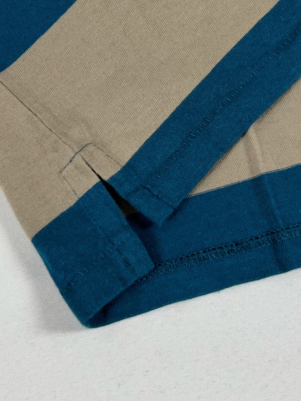 LEVIS VINTAGE CLOTHING LVC 1940’S SPLIT HEM T-SHIRT STRIPE BLUE/GRAY XL NWT