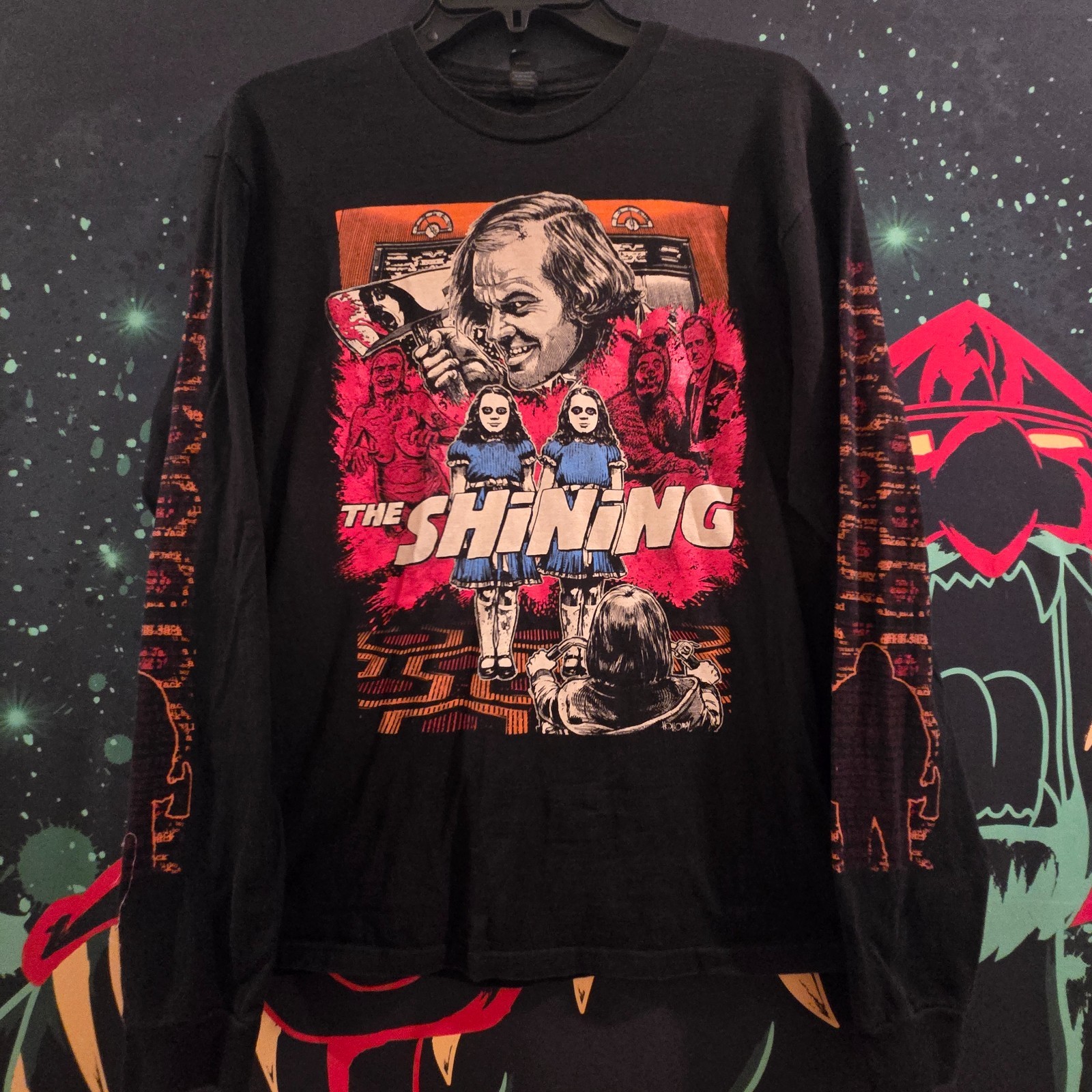 THE SHINING Longsleeve Jack Nicholson Size M Graveyard Goods Stanley Kubrick