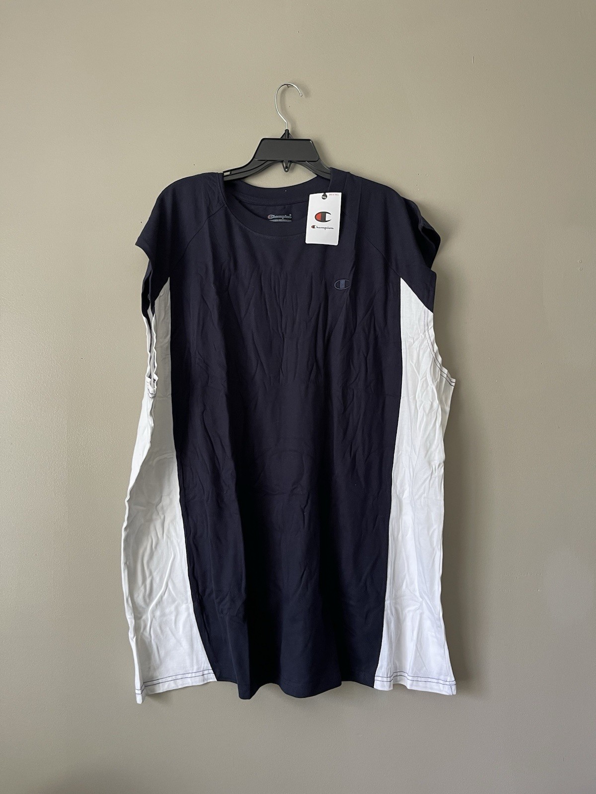 Champion Men’s Big & Tall Muscle T Shirt Cotton Sleeveless Tank Top 3XL Navy