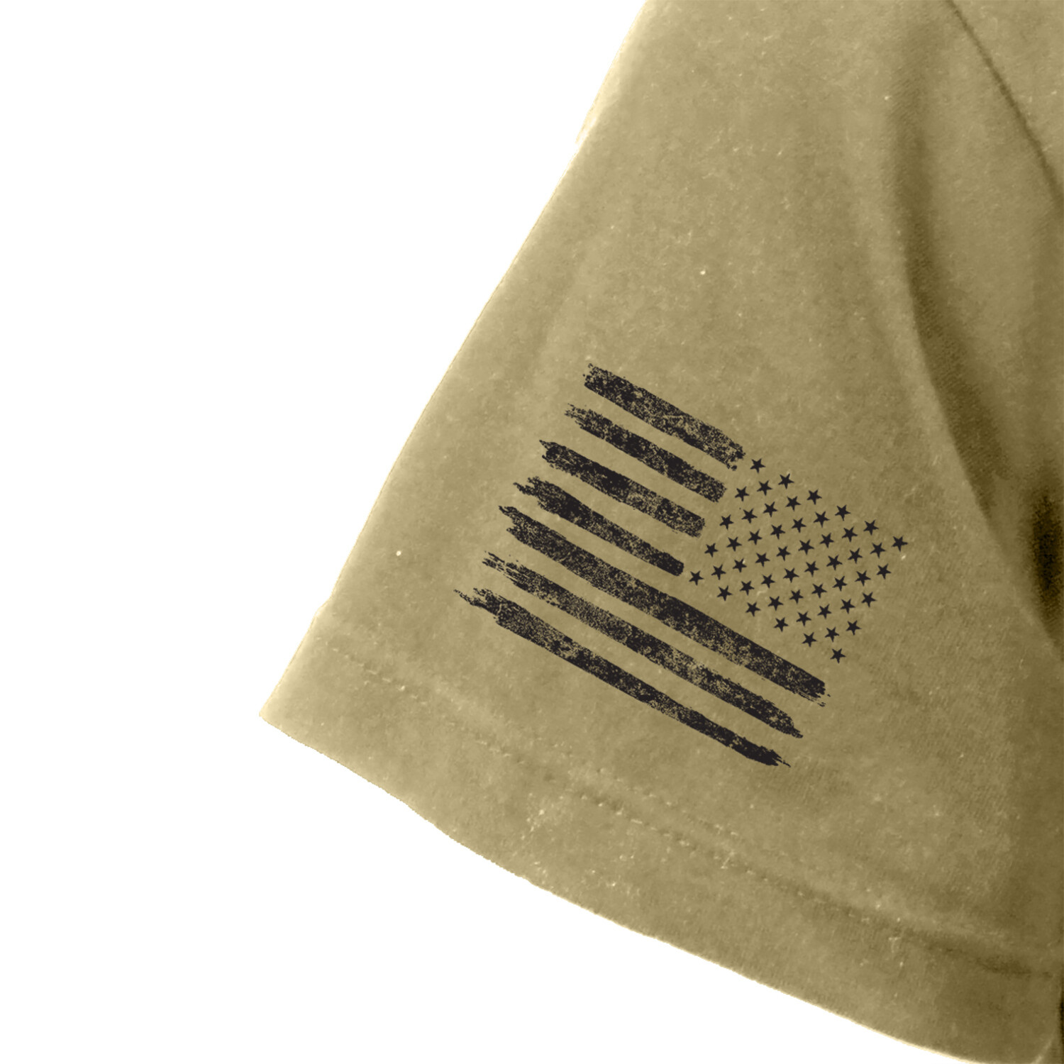 Men’s Coyote Brown “Freedom Isn’t Free” US Flag T-Shirt