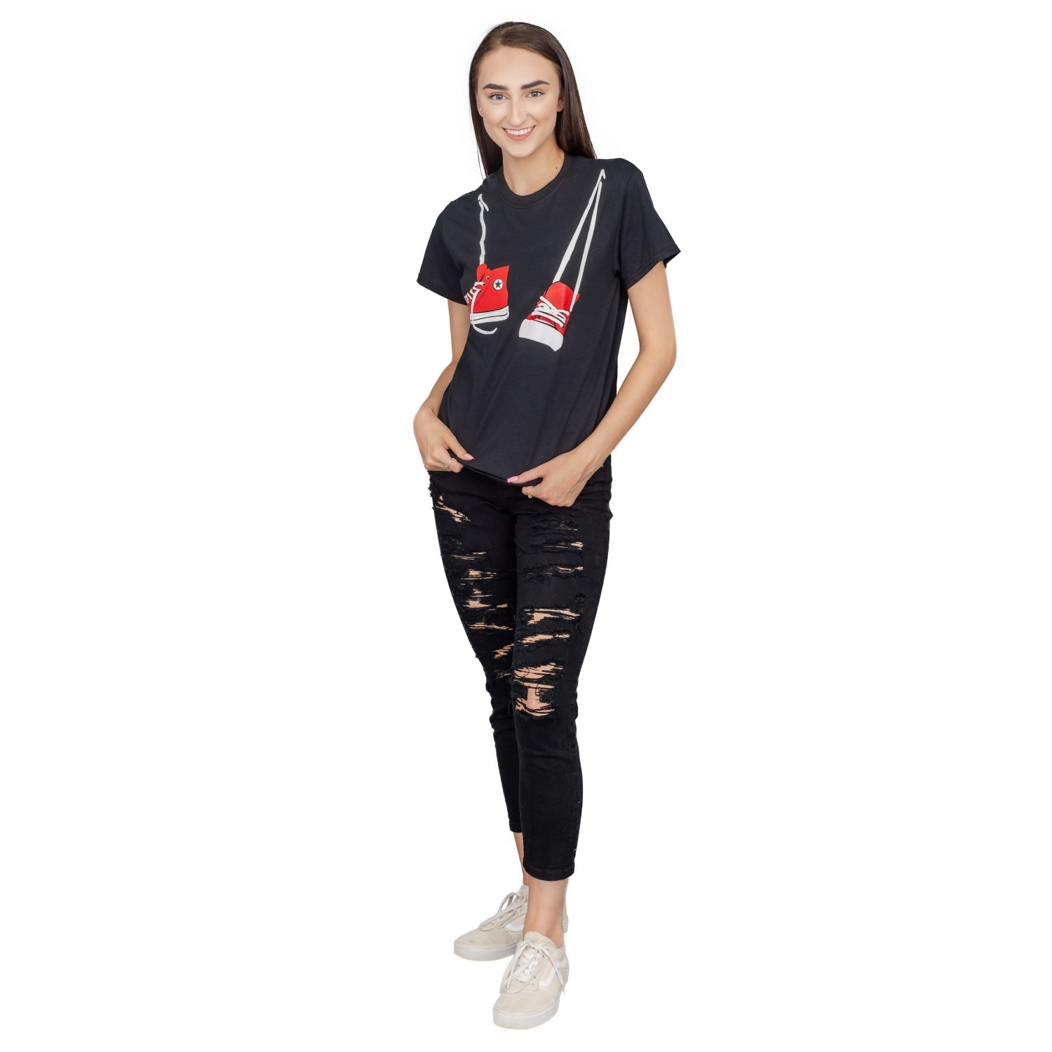 Step Bros Sneakers Shoe Hanging Halloween Movie Cosplay T-Shirt Tee