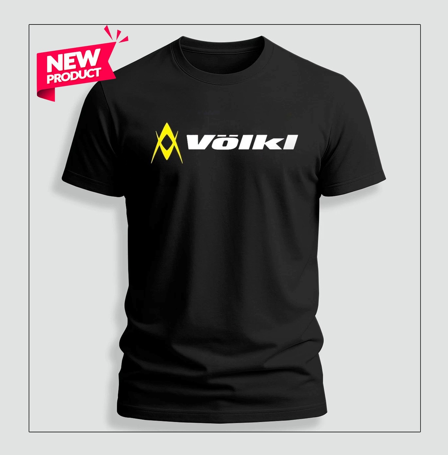 HOT SALE – Volkl Sports Logo Heavy Cotton T-Shirt – USA Size