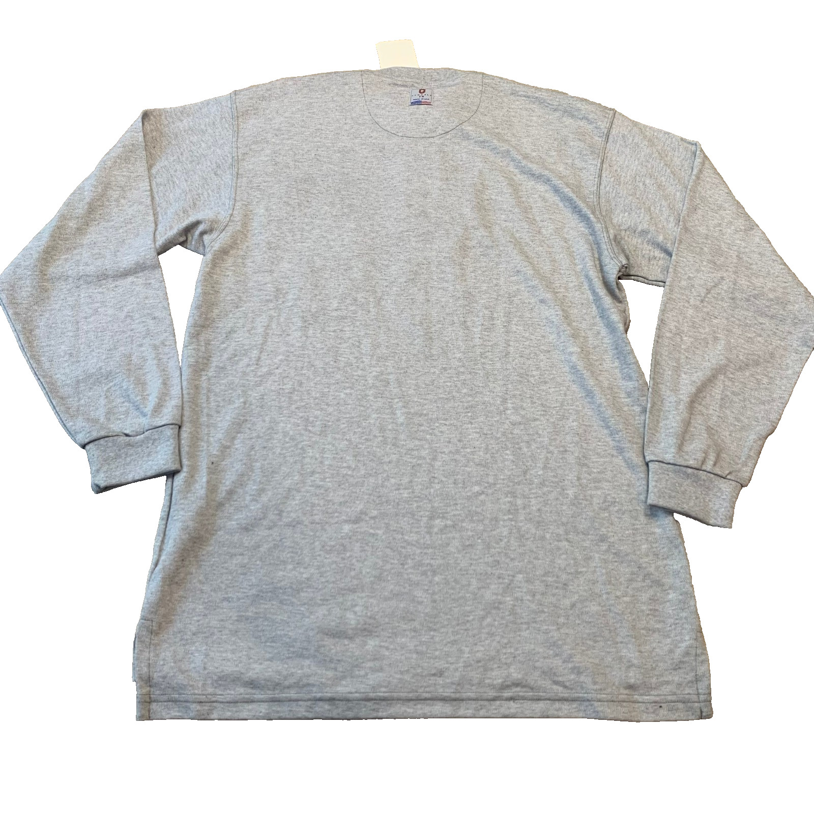NEW Tyndale FR Henley Shirt Men Medium Gray L/S Flame Resistant CAT2 10 CAL FRMC