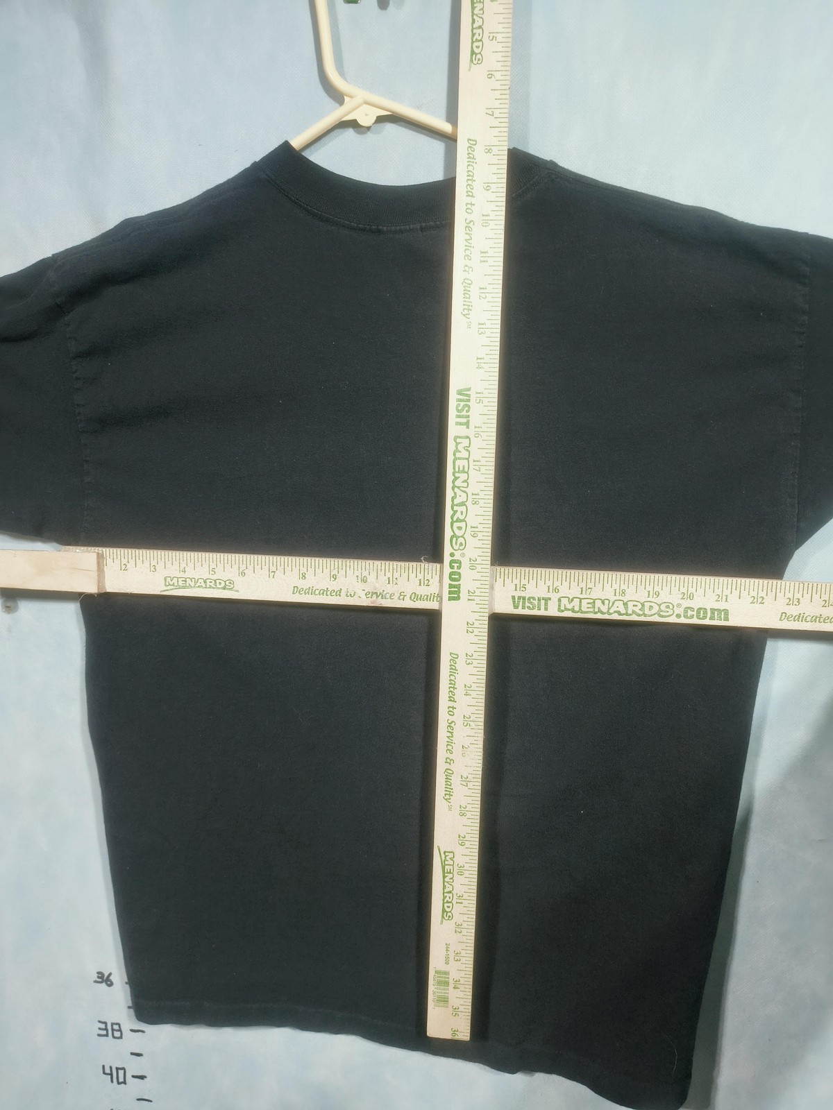 Fashion Gear Shirt Mens XL Black Geometric Pleated Crew Neck Cotton Jersey