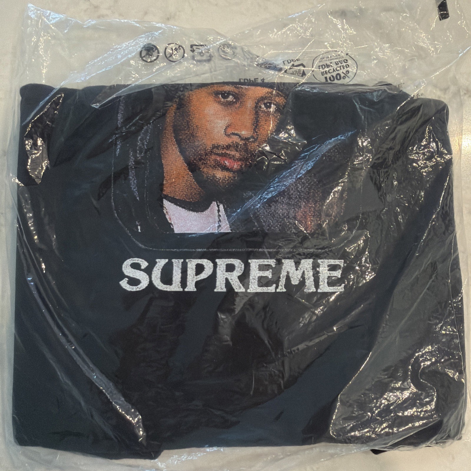 Supreme/Wu-Tang Clan RZA Tee Black Size Large In Hand L