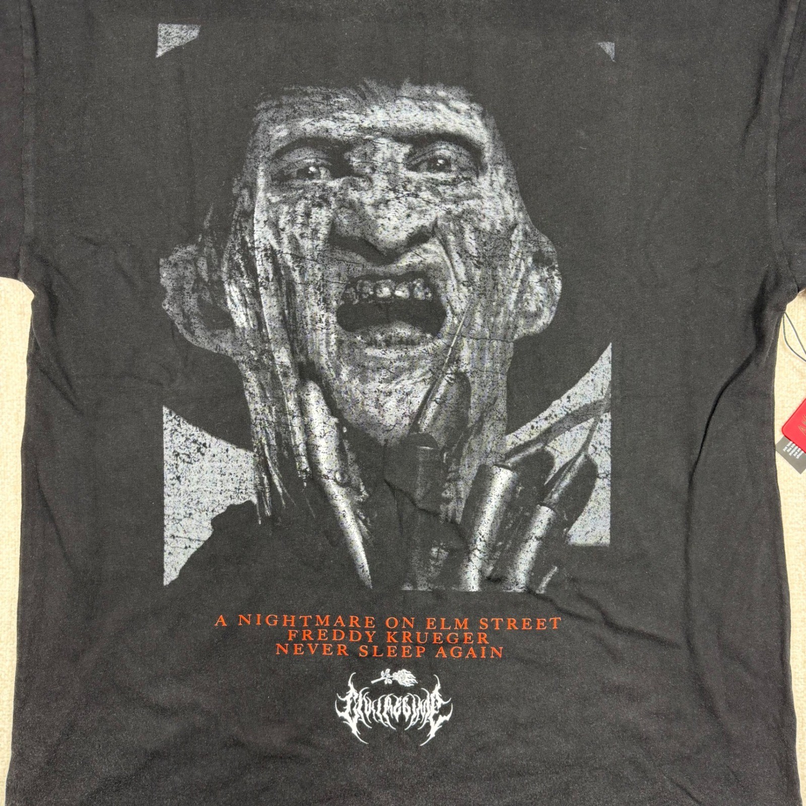 Civil Regime x A Nightmare On Elm Street Freddy Krueger Tee Vintage Black Mens M