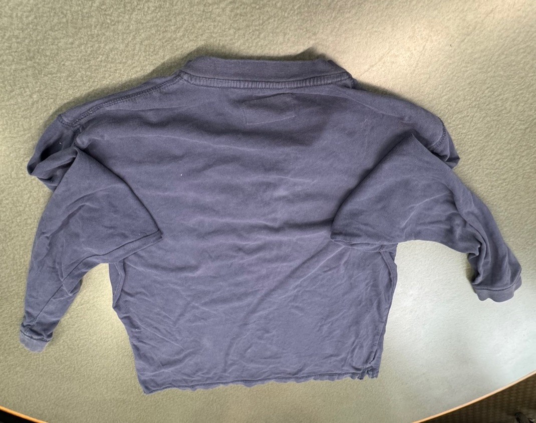 Wrangler Jeans Co Blue Henley Shirt Mens Medium Long Sleeve 100% Cotton