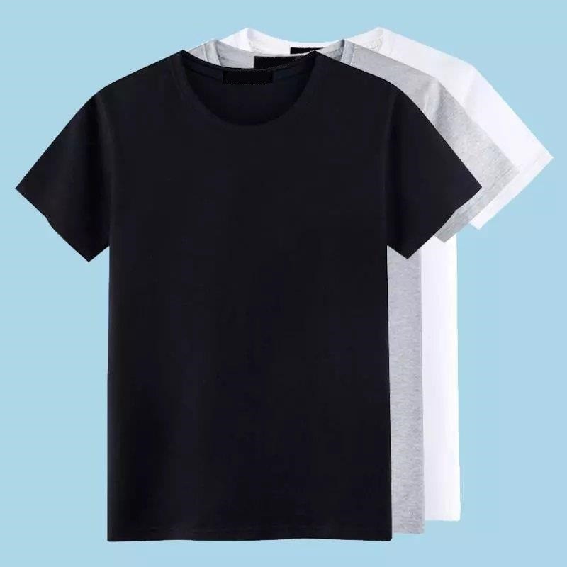 Universal Men’s Polyester Fiber Plain Crew Neck Tee Short Sleeves T-Shirt M-5XL