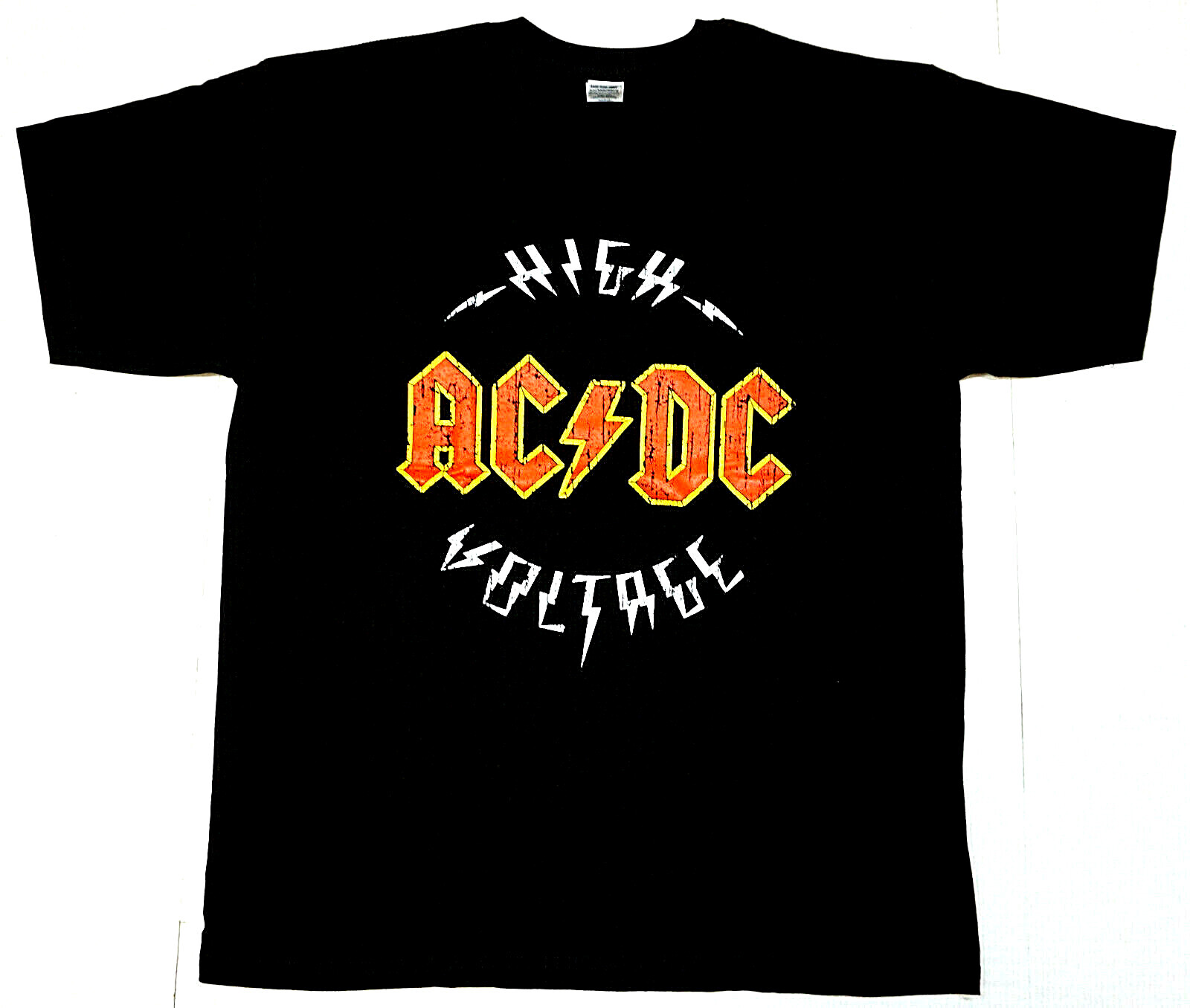 AC/DC T-shirt High Voltage Tee Classic Rock 100% Cotton Men’s Black New