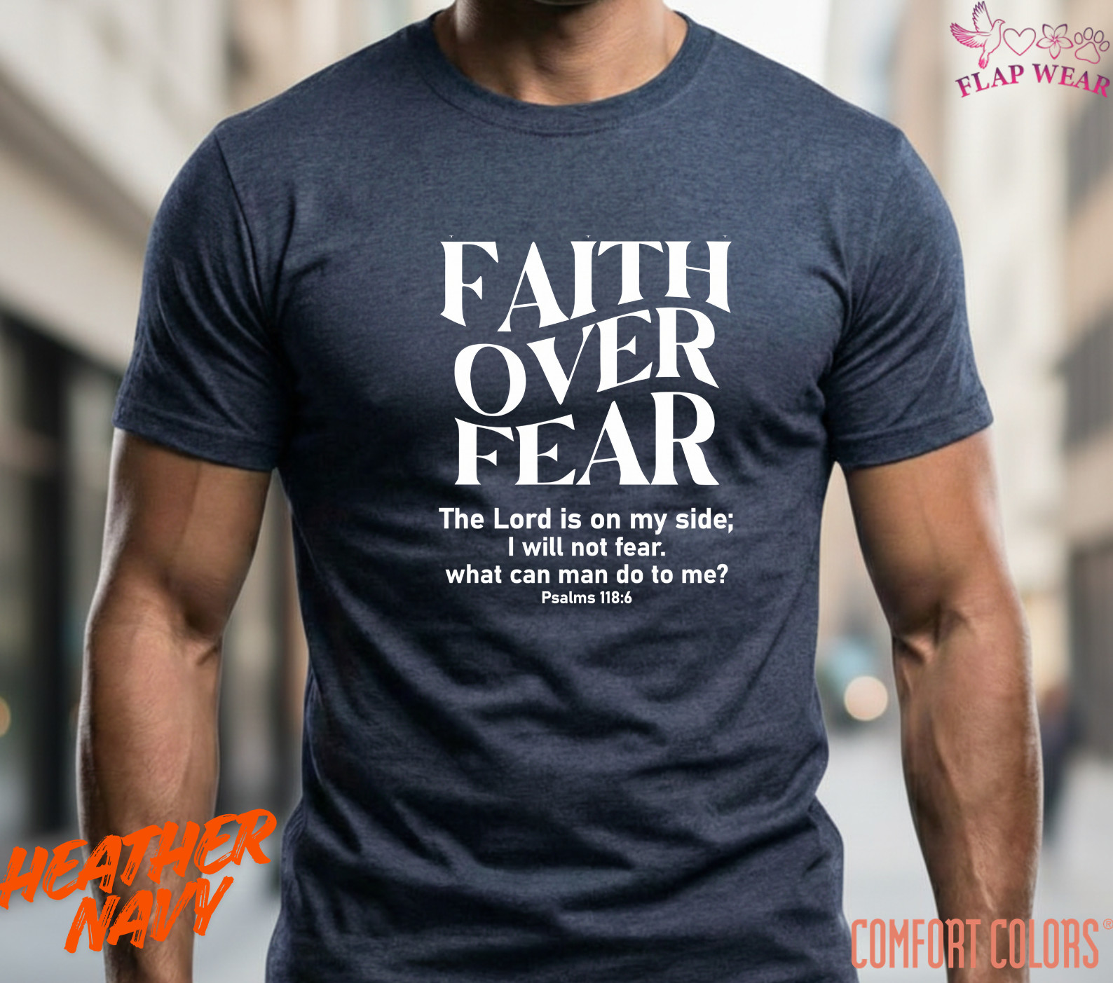 Unisex Faith Over Fear Christian T-Shirt, Men T shirt,Women T shirt Gift Religio