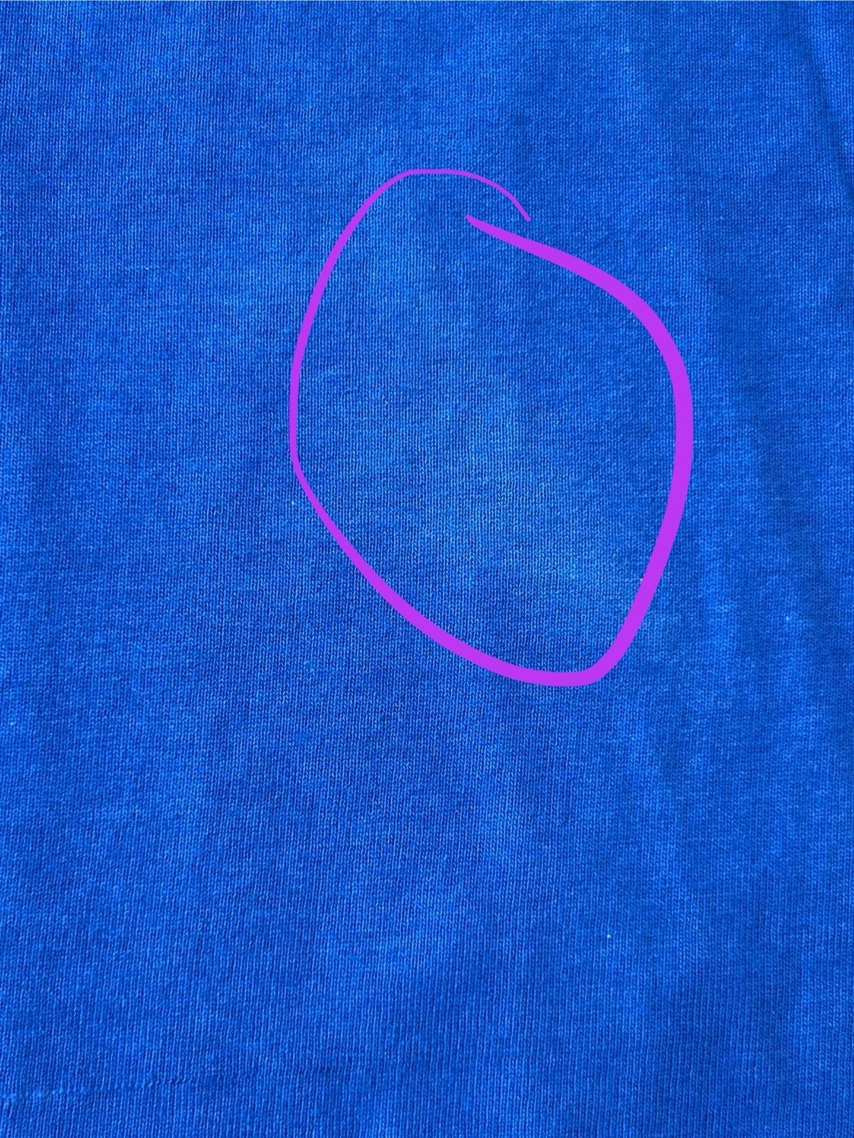 NOS Vintage 90s PLUMA Heavyweight 100% Cotton Blue Long Sleeve T Shirt XXL USA