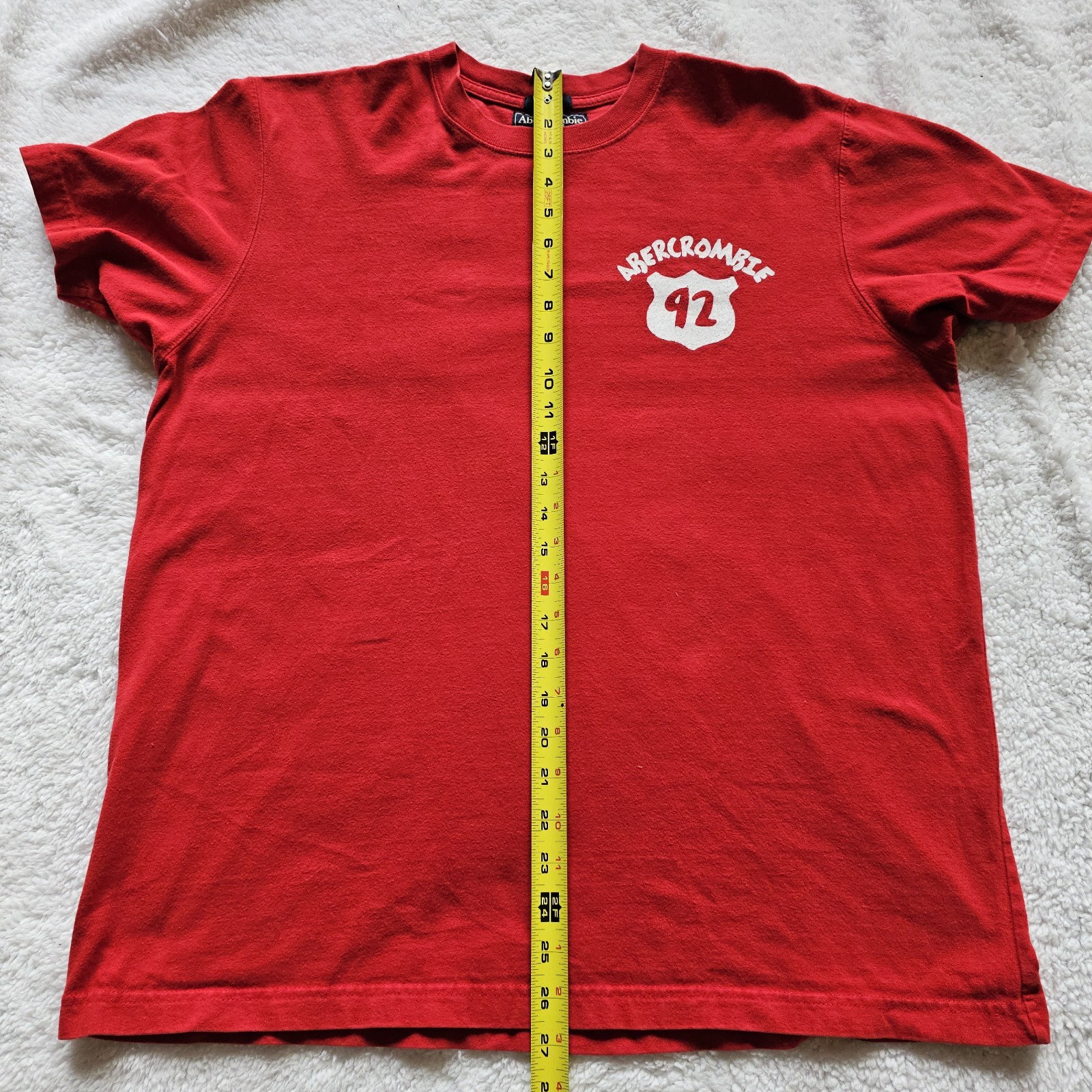 Vintage Abercrombie & Fitch Y2K Graphic Tee XL Banned Shirt Rare Red Cabin Love