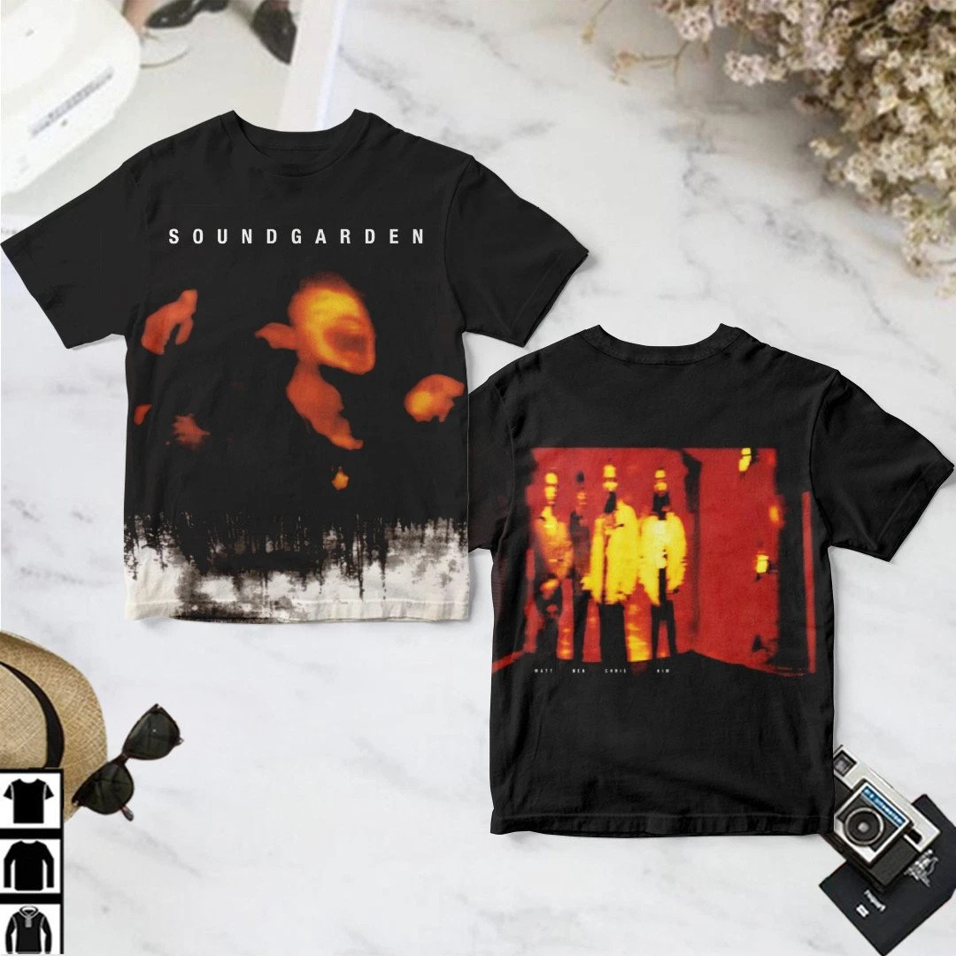 Soundgarden rock band 3D Album AOP T shirt Full Size S-5XL