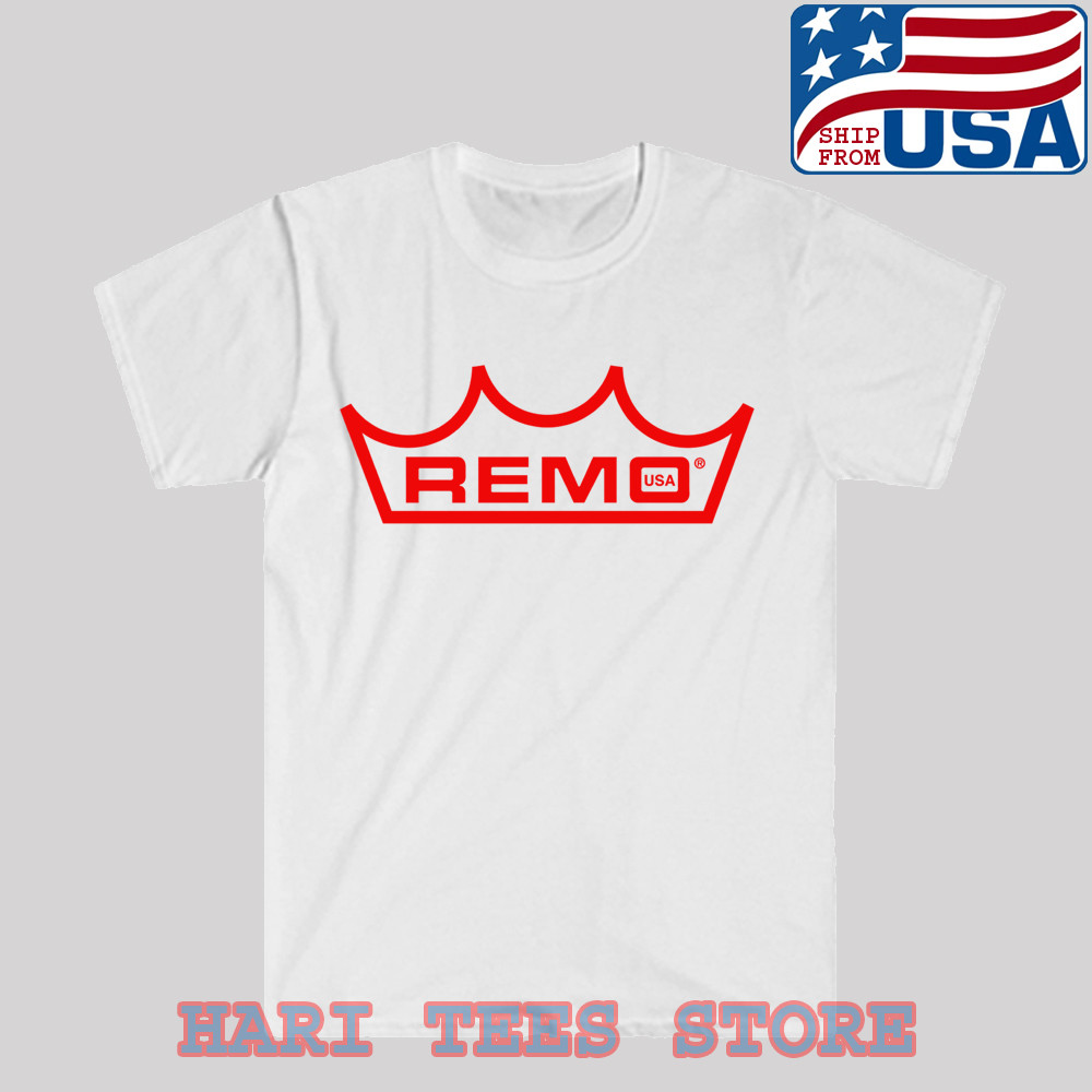 REMO Drums Men’s White T-shirt Size S to 5XL