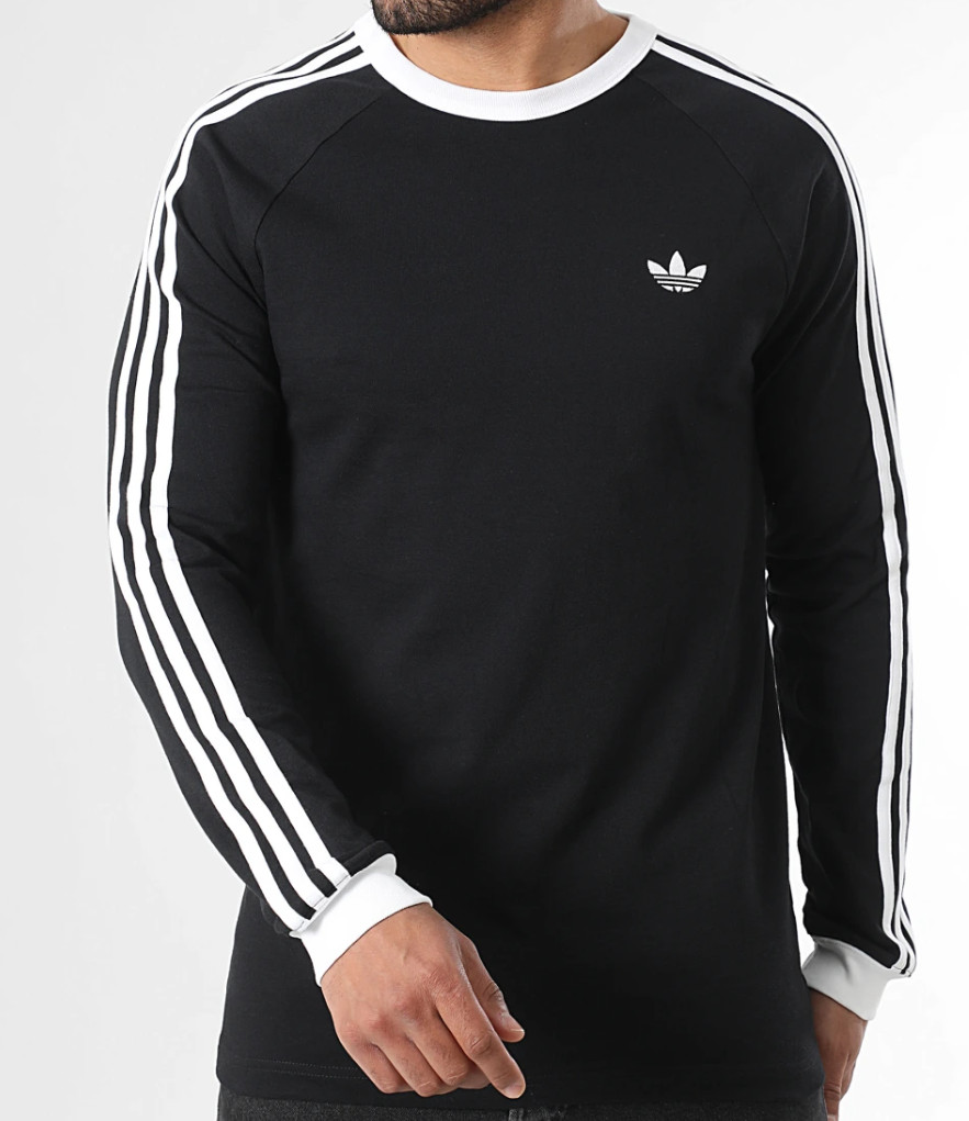 NEW MEN’S ADIDAS ORIGINALS CALIFORNIA TREFOIL LONG SLEEVE SHIRT~SIZE 2XL IA4877