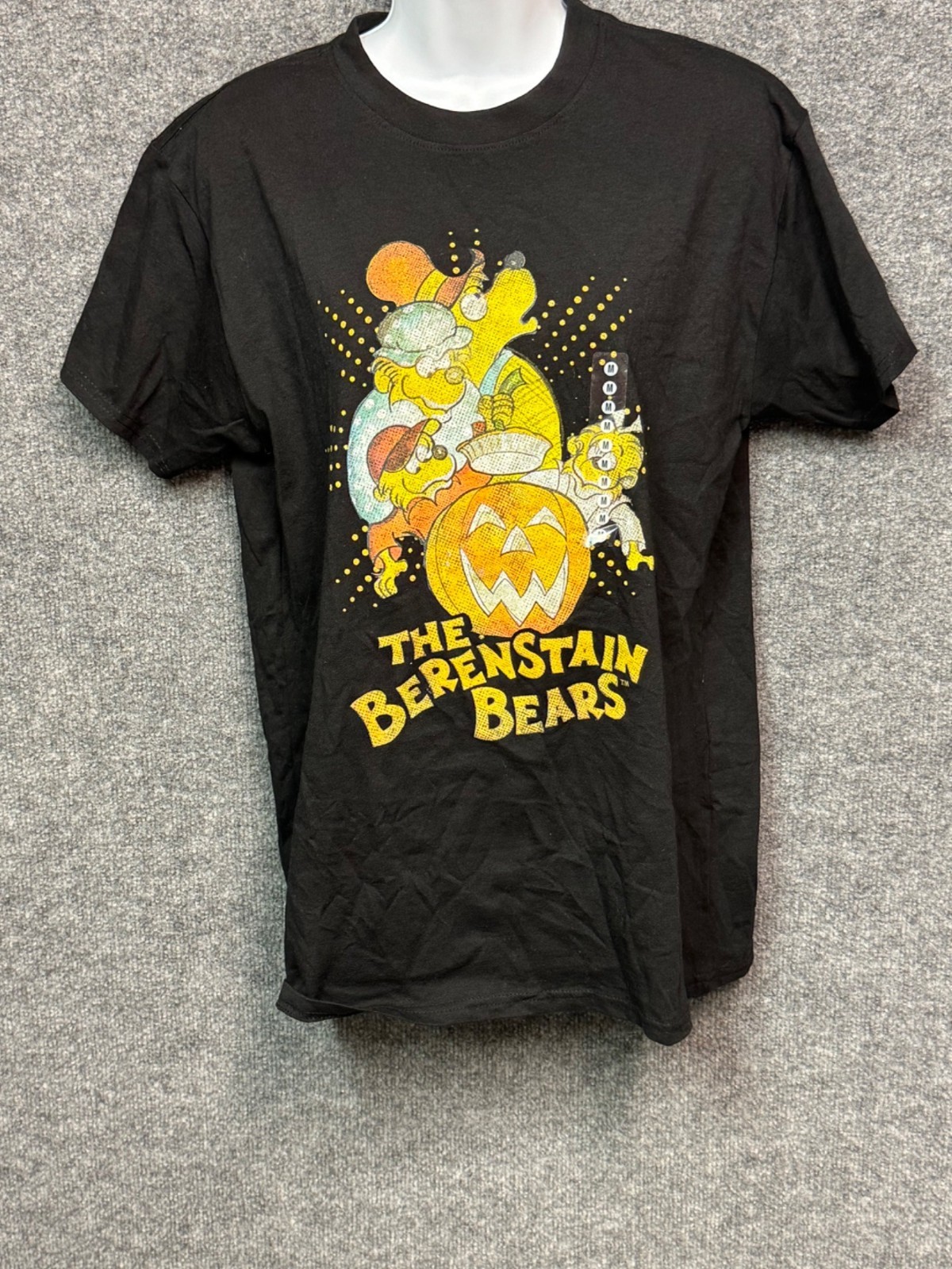 The Berenstain Bears Halloween Graphic Tee Medium Black