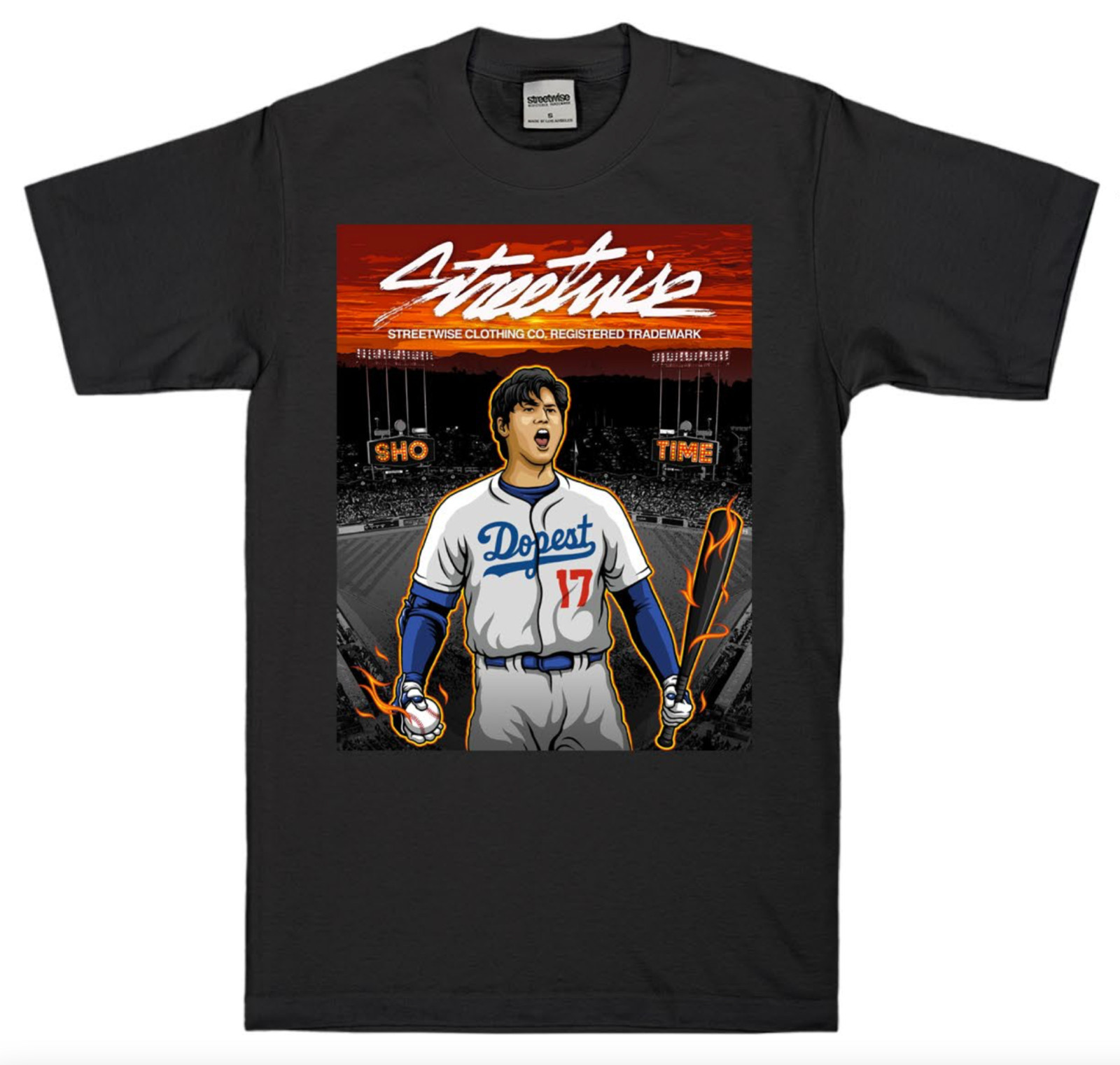 Streetwise Sho Time Graphic T-Shirt Black M-L-XL-2XL-3XL-4XL-5XL