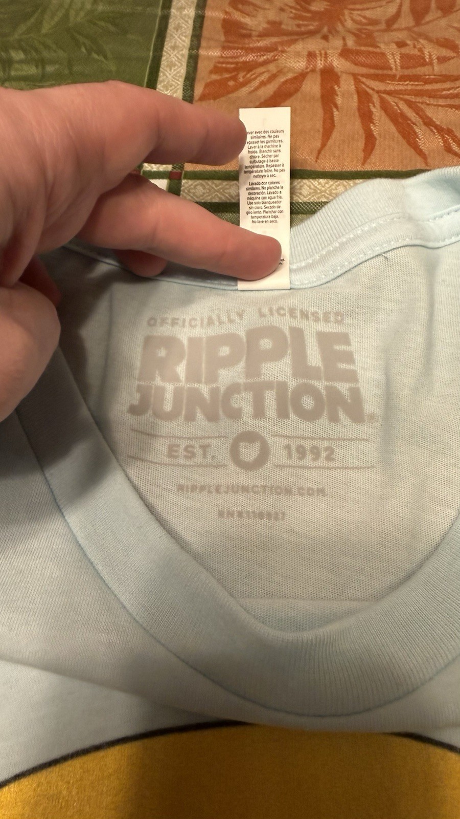 Large Seinfeld Logo Shirt 90s Sitcom TV Show Ripple Junction Retro Graphic