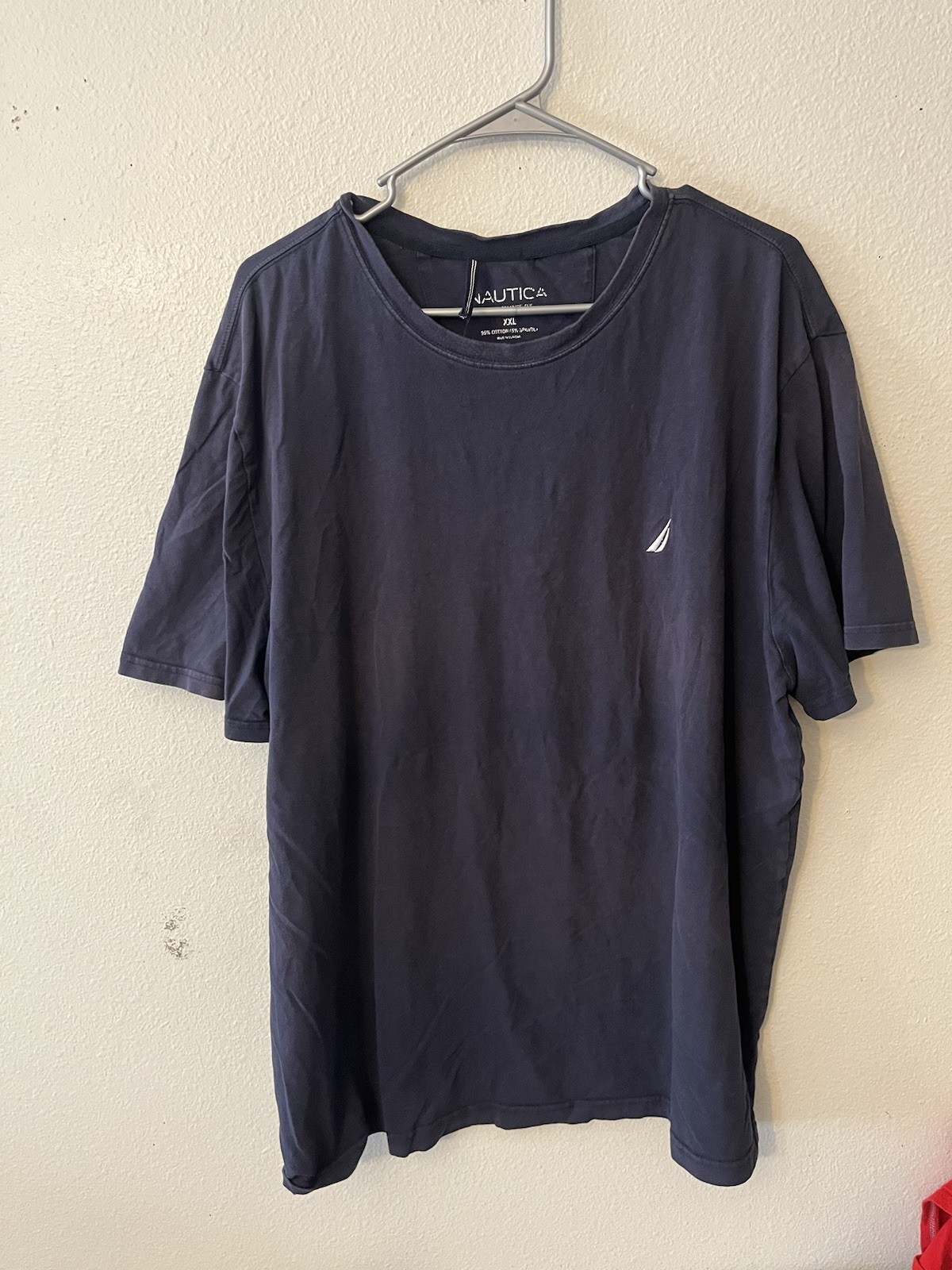 Nautica Performance Tee Men’s Stretch Polyester Blend Blue T-Shirts Size XXL