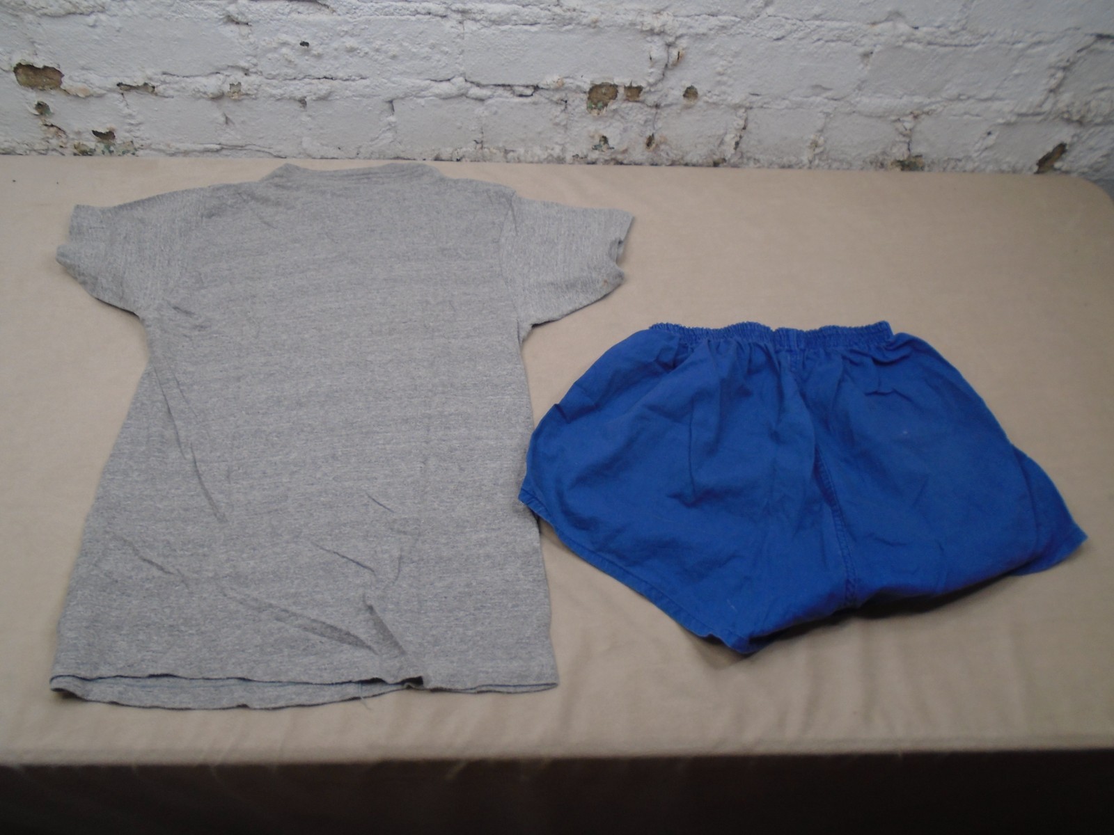 Vintage 50s Eastern Illinois University Physical Ed.T Shirt & Shorts Gym M