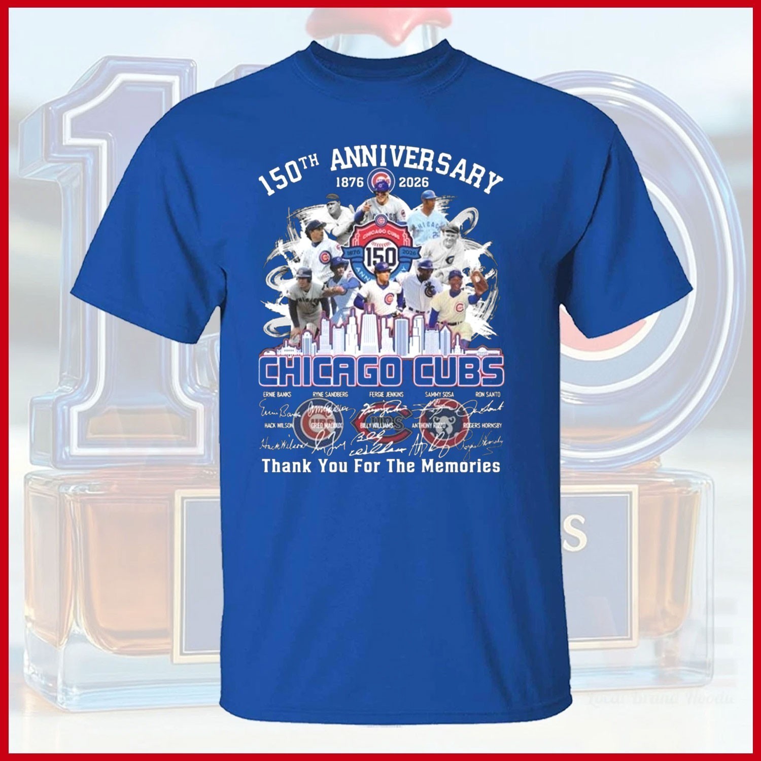 HOT – Chicago Cub$ 150th Anniversary 1876-2026 Thank You For The Memories Shirt