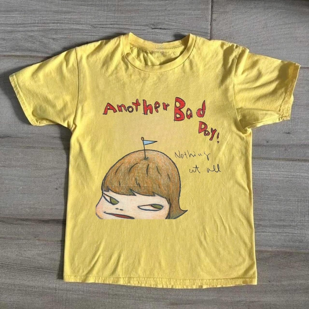YOSHITOMO NARA ‘Another Bad Day’ T-shirt. S-5XL