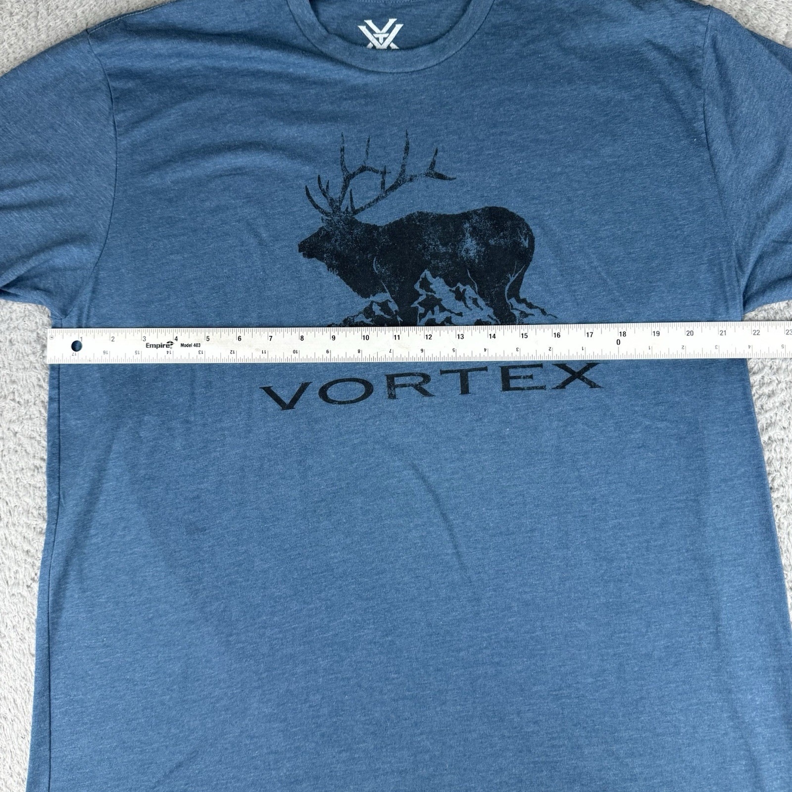 Vortex Optics Elk Mountain Short Sleeve T-Shirts Men’s Extra Large Blue