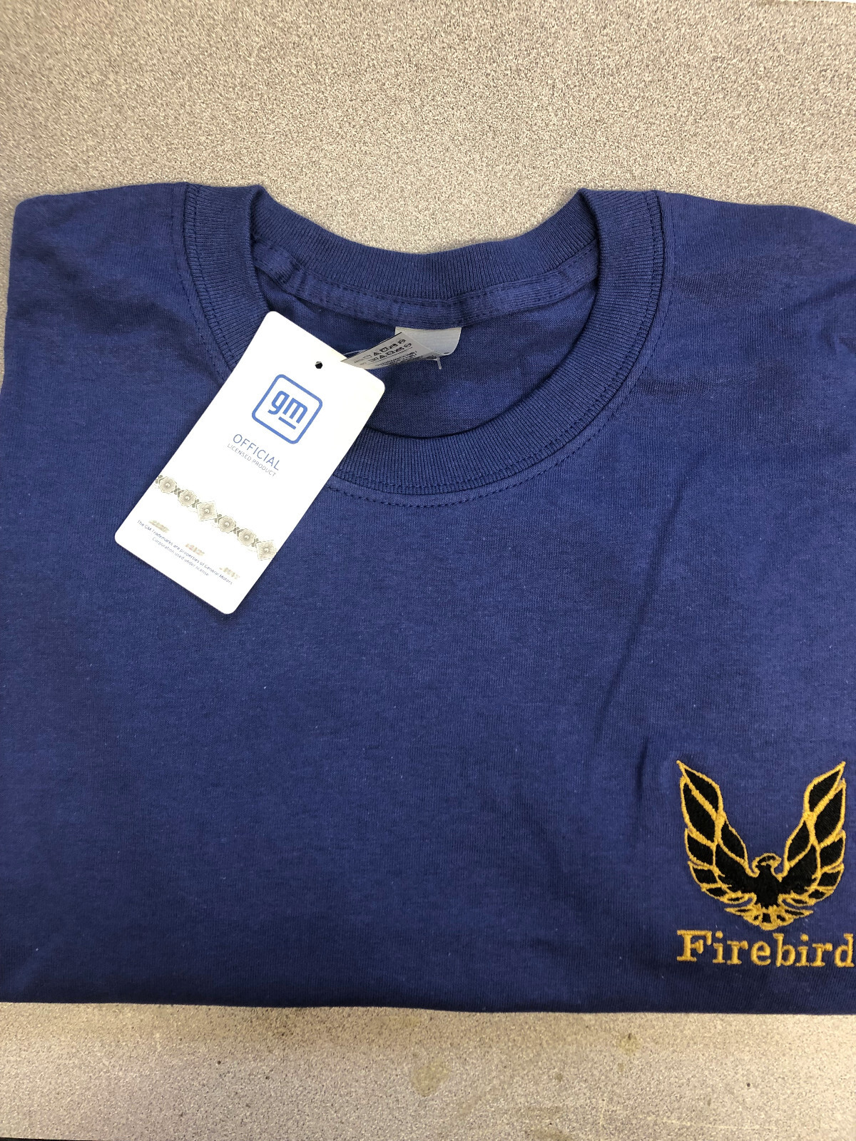 SECOND GENERATION FIREBIRD PONTIAC TA EMBROIDERED TSHIRTS BY GM