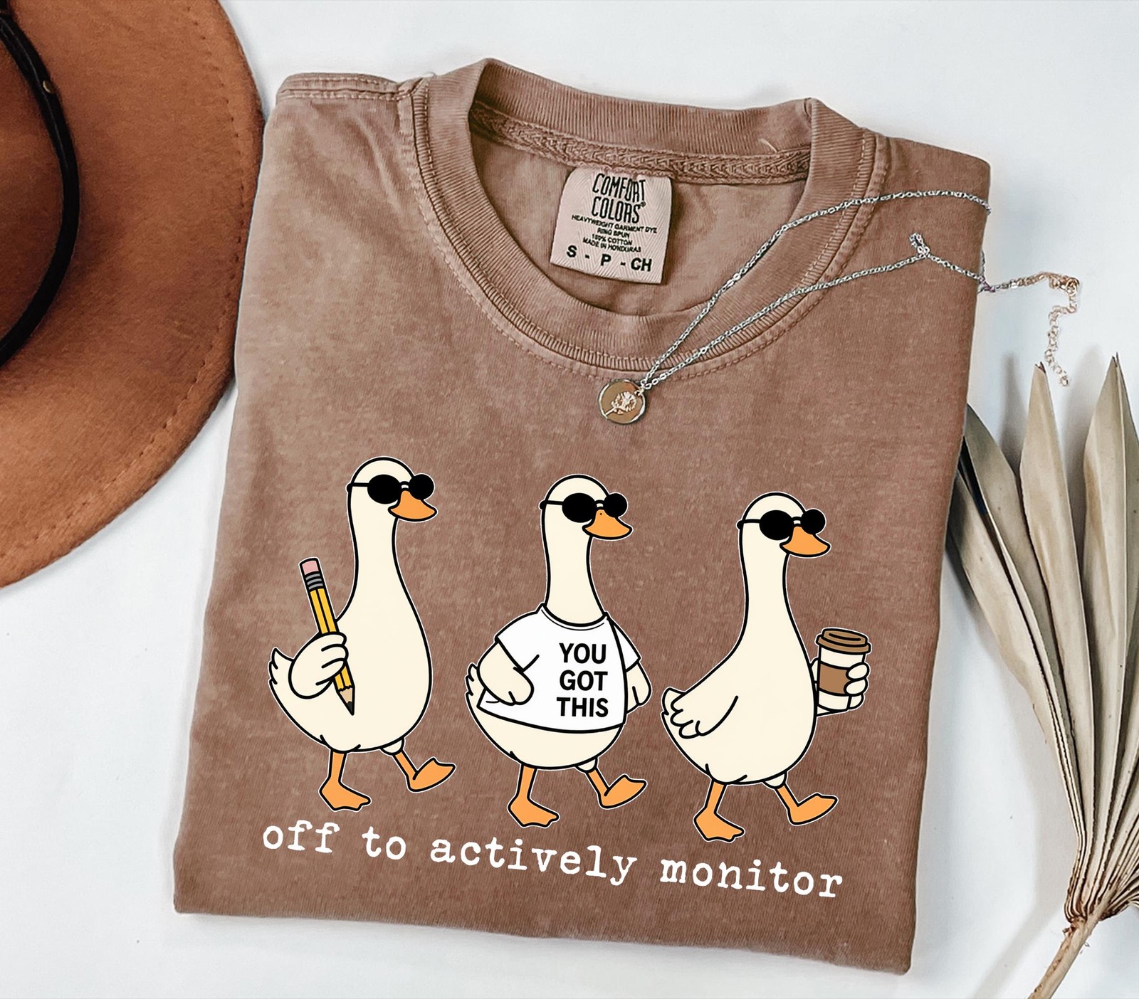 Comfort Colors Test Day Goose Shirt, You Got This Teacher Tee, Off To Actively