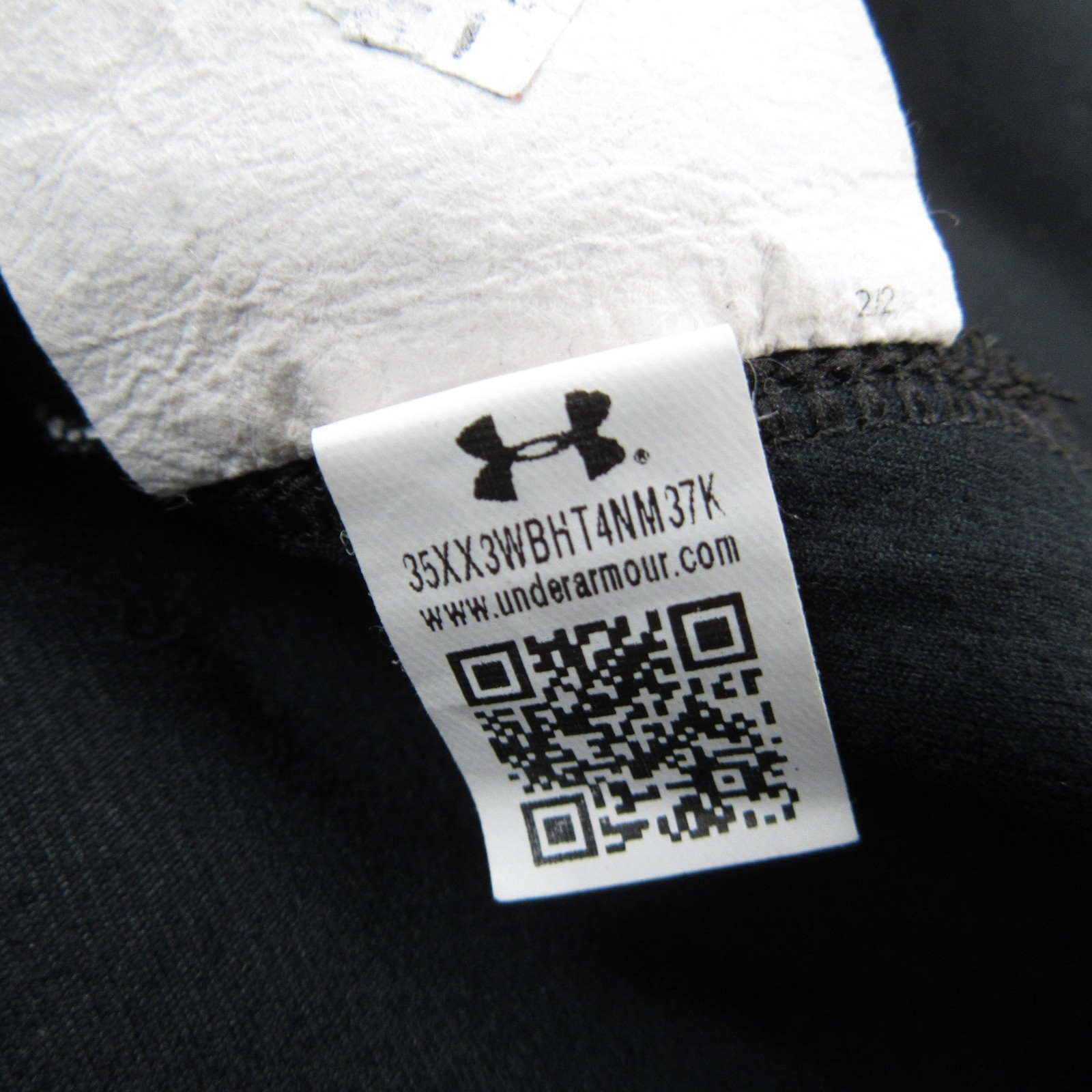 Under Armour Shirt Mens Extra Large Black Rush ColdGear Fitted Stretch Knit Mock