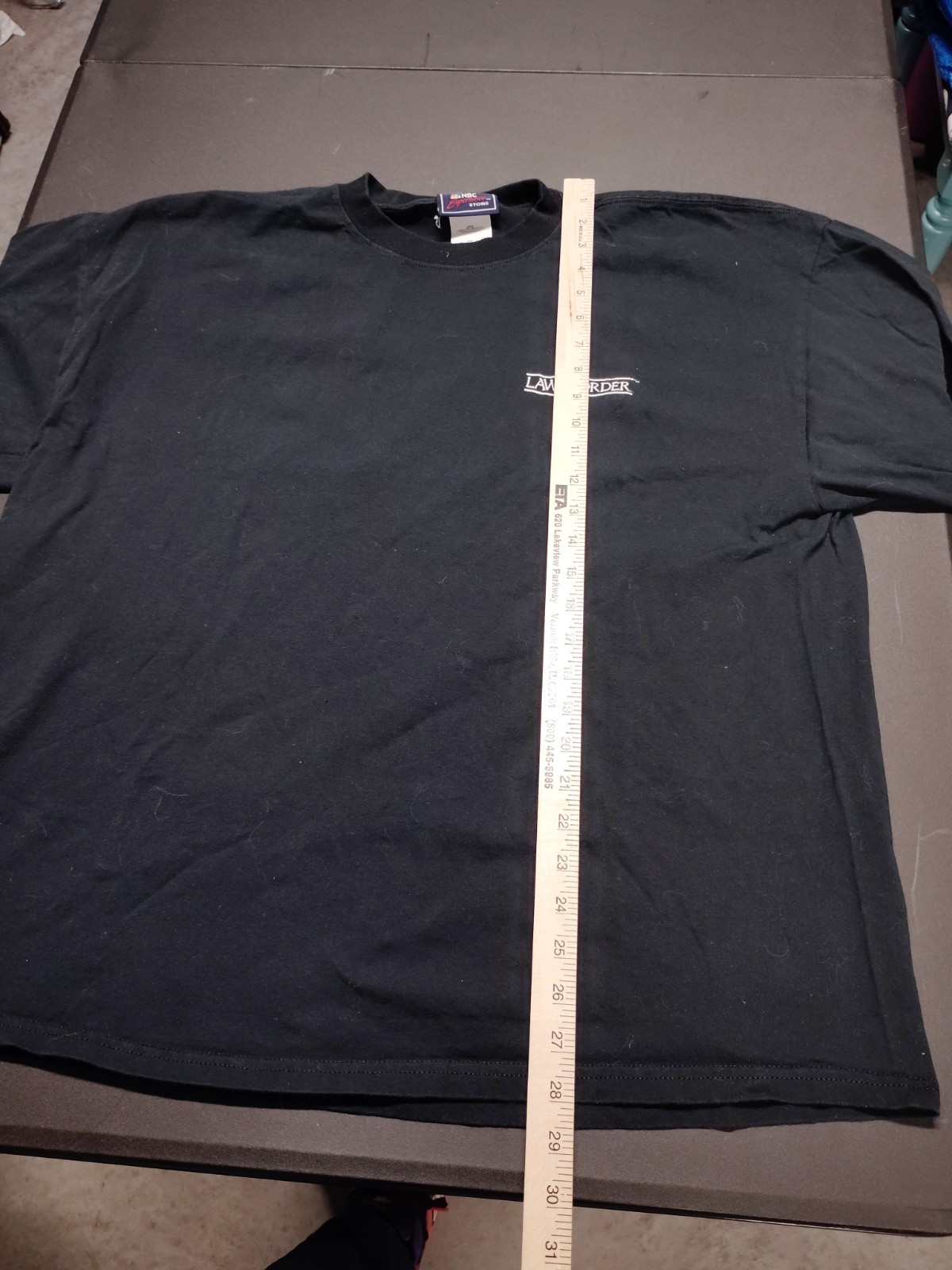 Nbc Store Law and Order Embroidery Tv Drama Show Promo Shirt 2xl A290