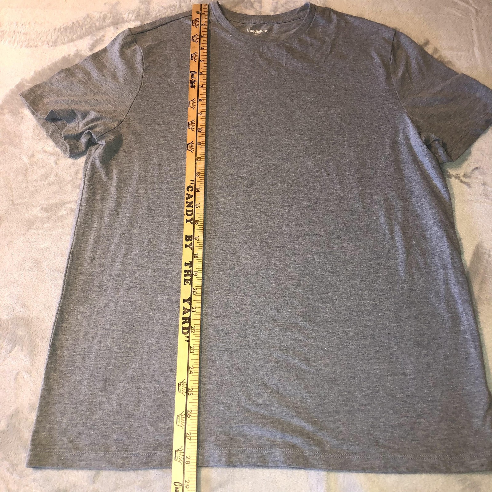 Goodfellow Shirt Mens Large Gray Every Wear Tee Crewneck Soft Casual T-Shirt