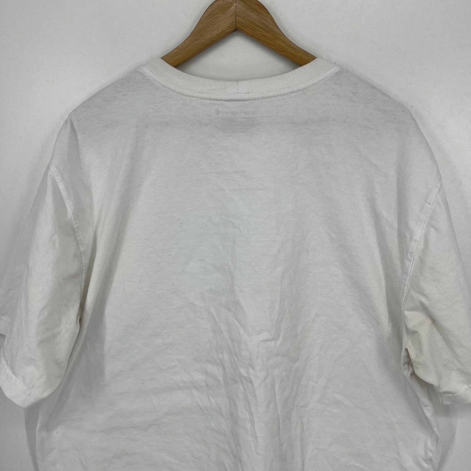 Carhartt Mens White Loose Fit K87-M Short Sleeve Pocket T-Shirt Size Large