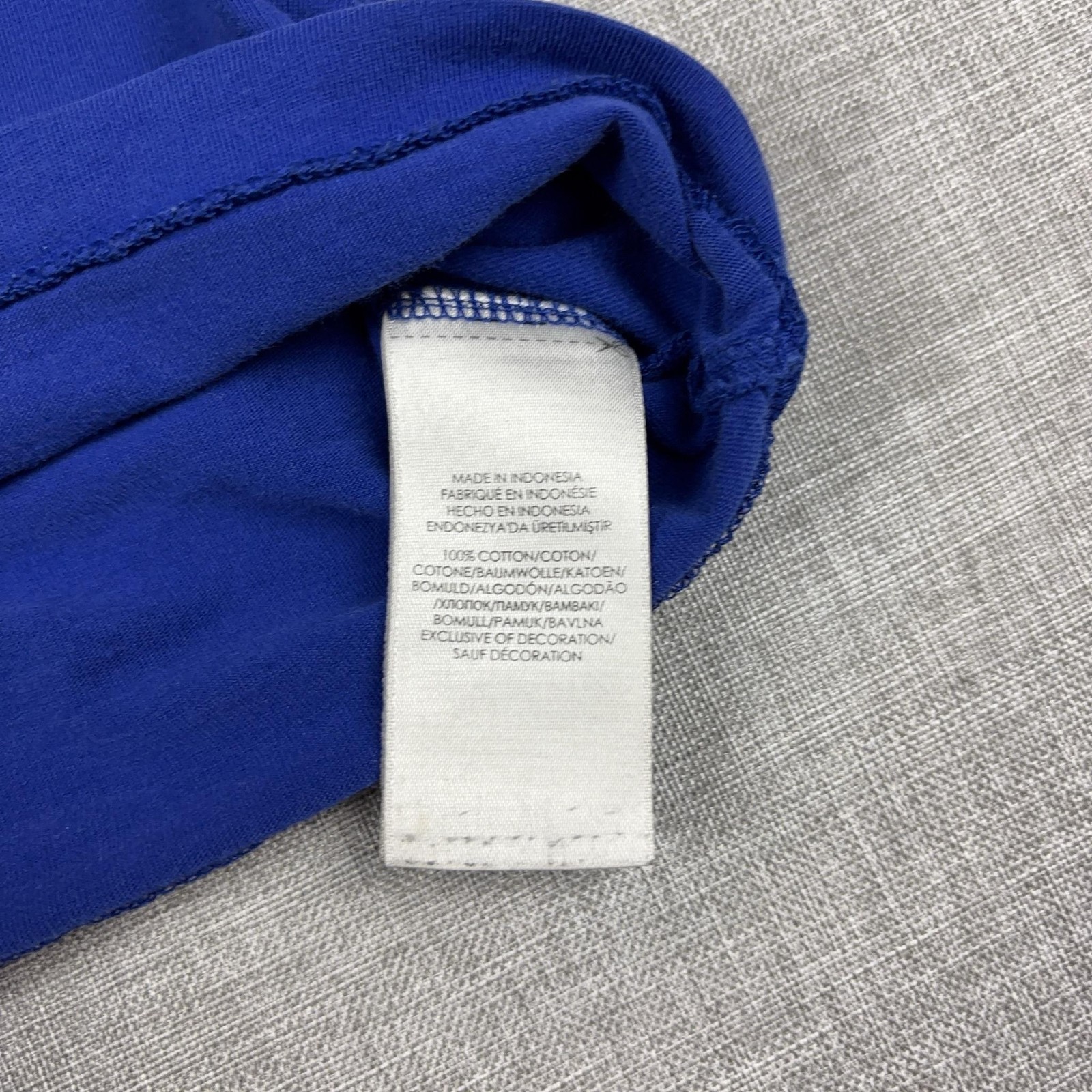 Polo Ralph Lauren Shirt Mens XL Blue Pocket Tagless Logo Cotton Jersey Tee