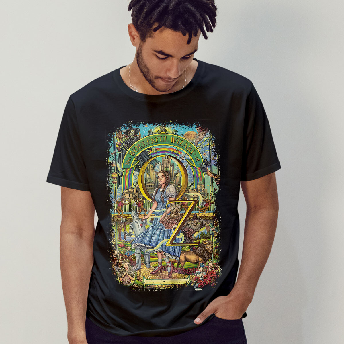 The Wizard of Oz (1939) Movie Poster Inspired T-Shirt Retro 30s Tee Unisex